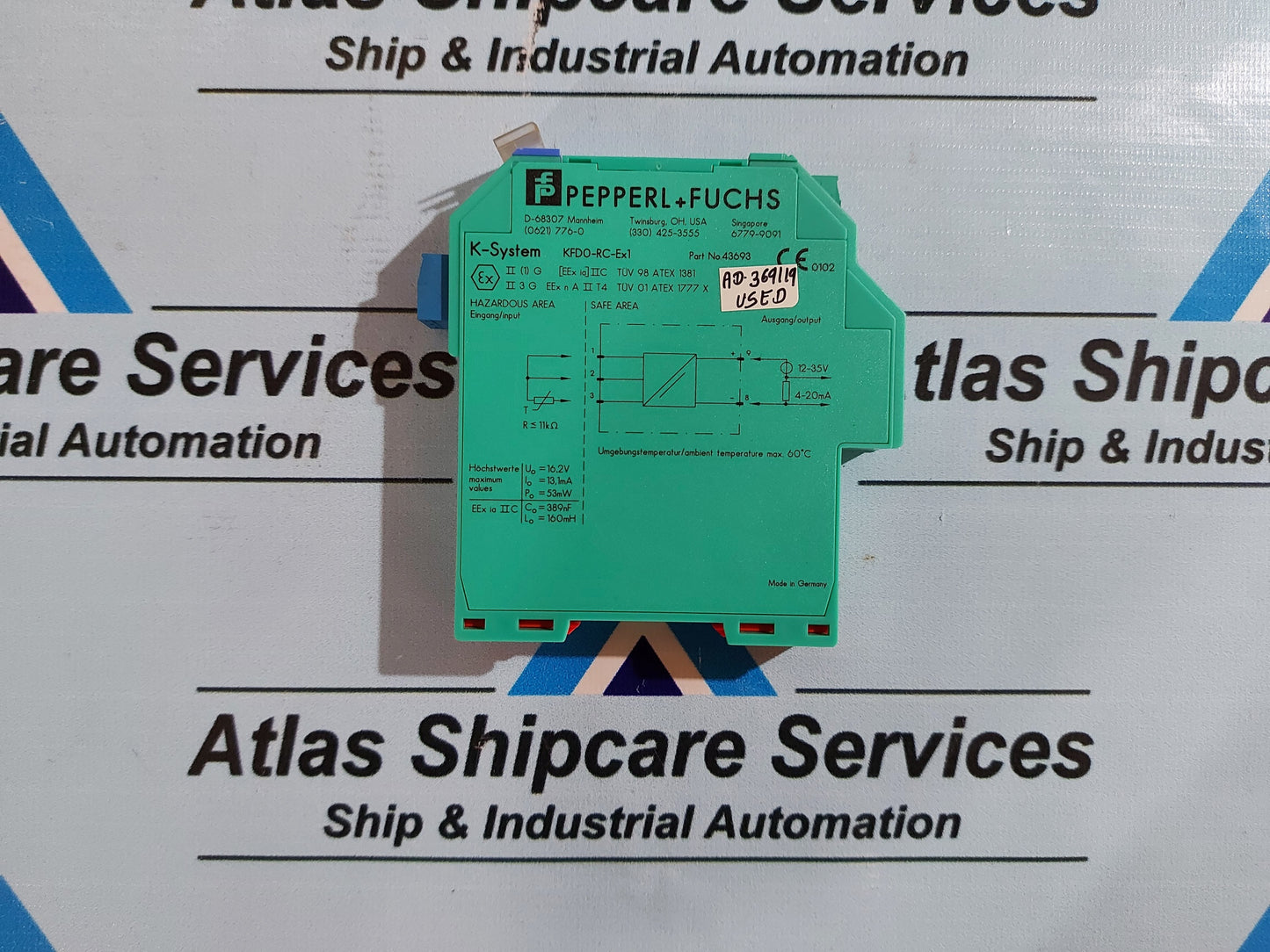 PEPPERL + FUCHS KFDO-RC-Ex1 SWITCH AMPLIFIER