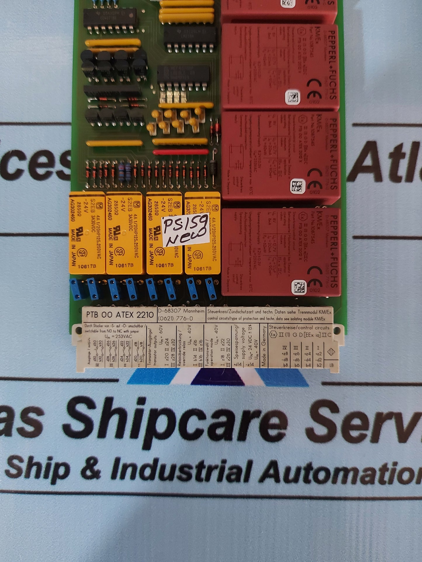 PEPPERL+FUCHS EG4-R SWITCH AMPLIFIER MODULE 048744