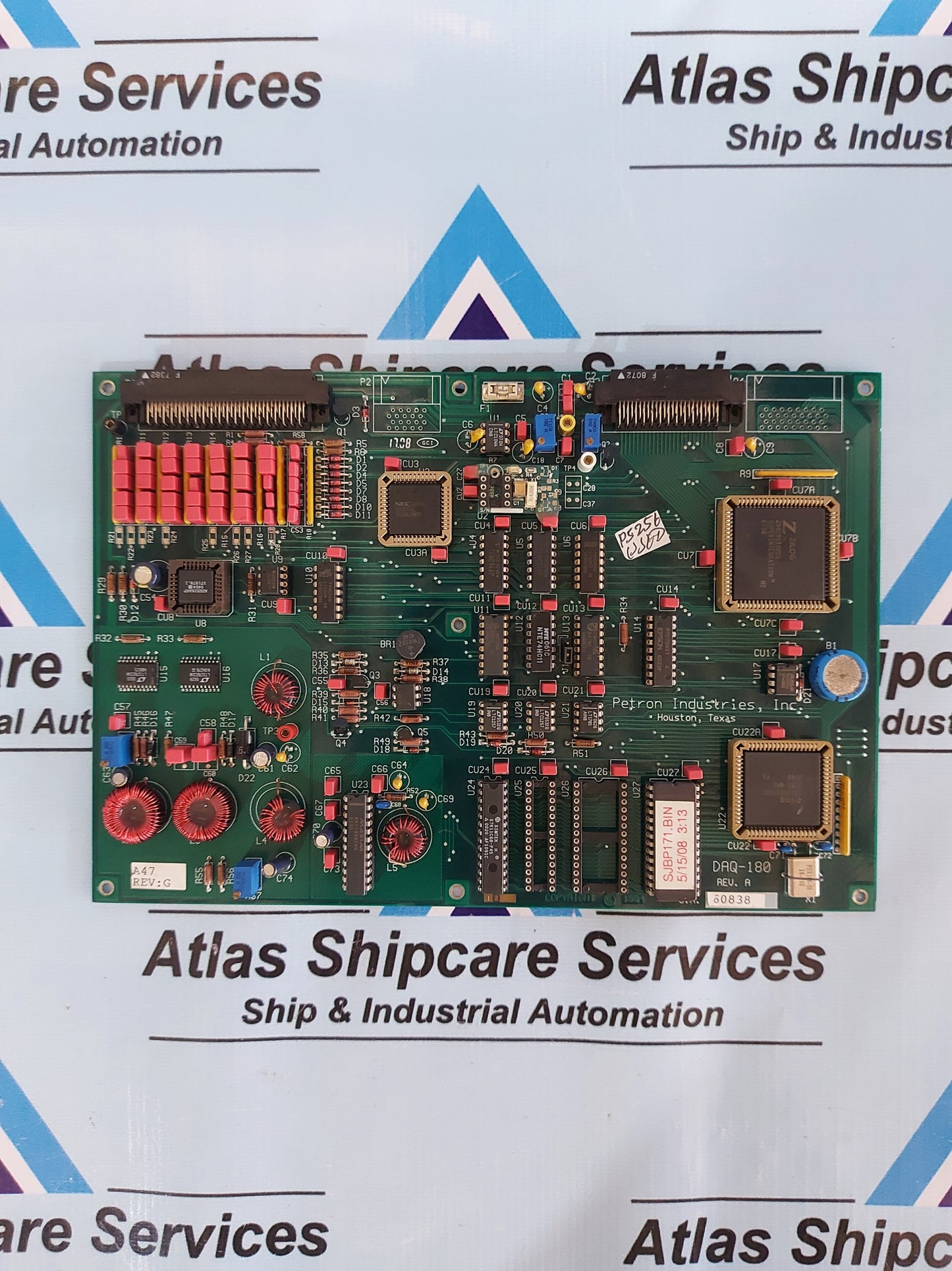PETRON INDISTRIES DAQ-180 REV.A PCB CARD