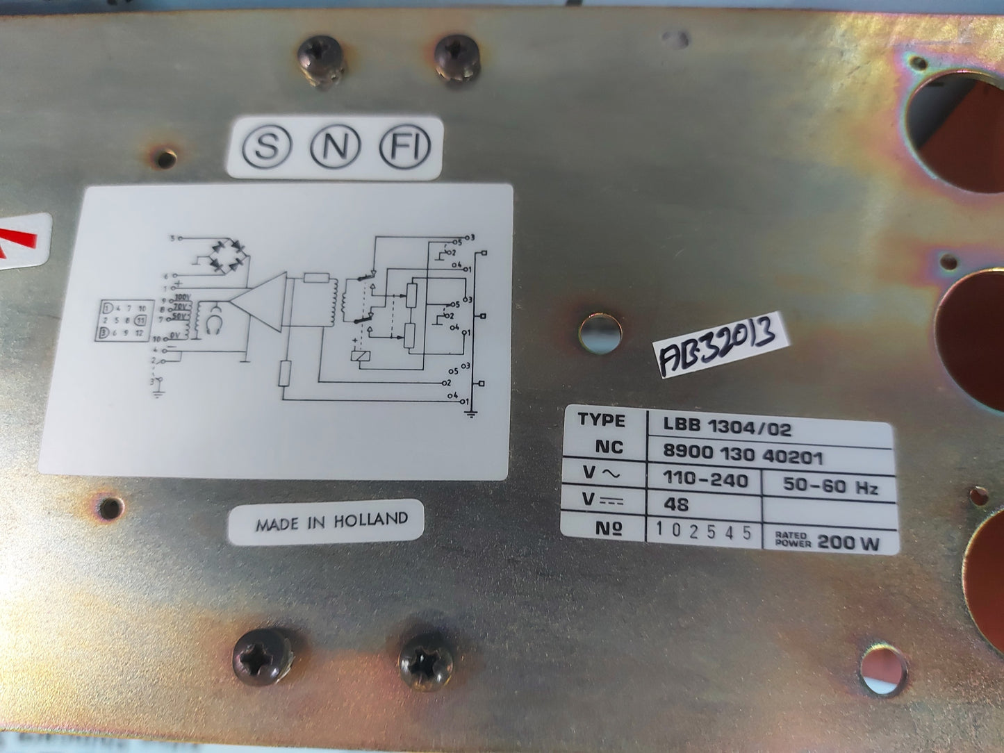 PHILIPS SQ 40 POWER AMPLIFIER 200W