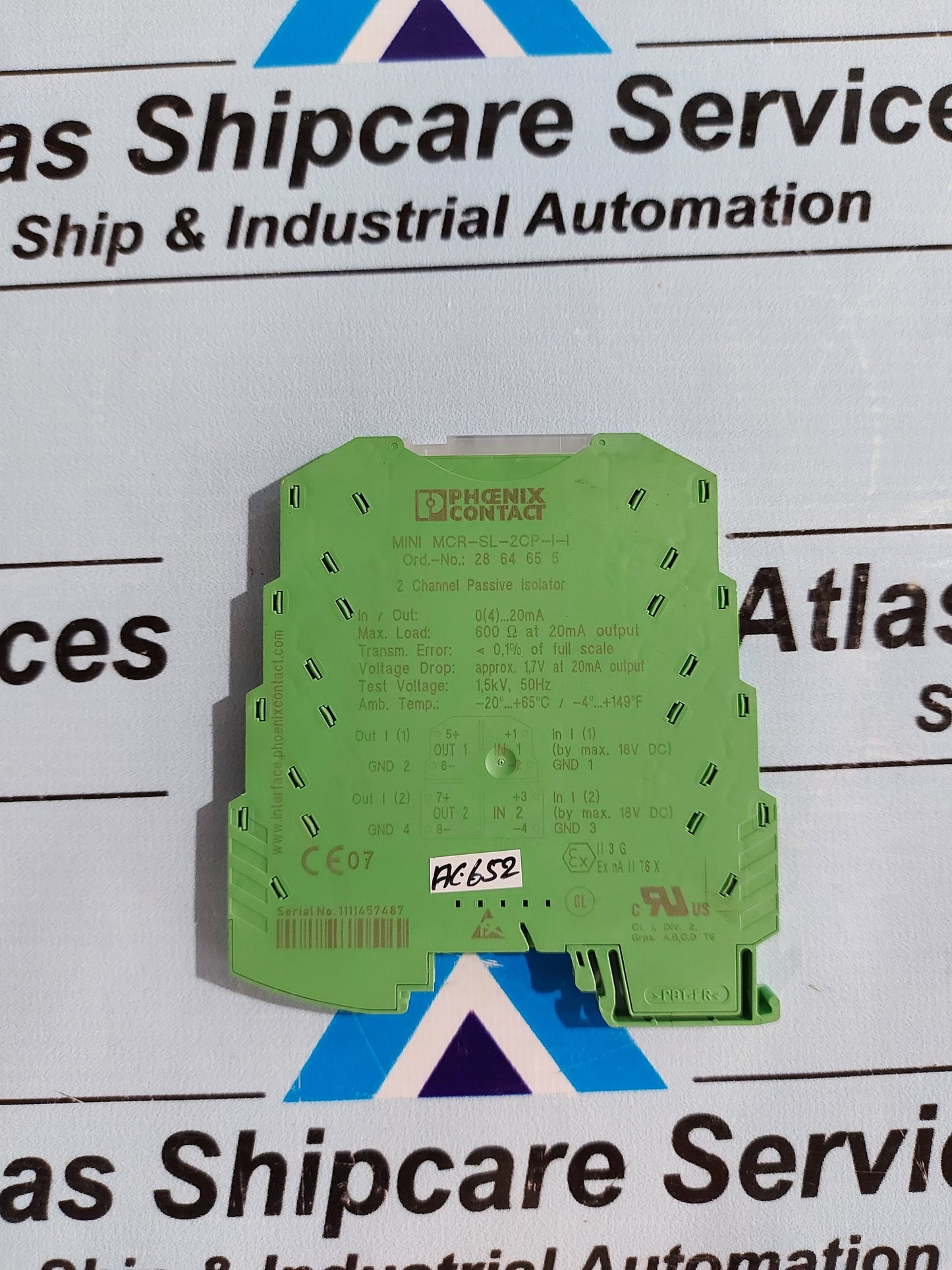 PHOENIX CONTACT MINI MCR-SL-2CP-I-I 2864655 LOOP-POWERED ISOLATORS