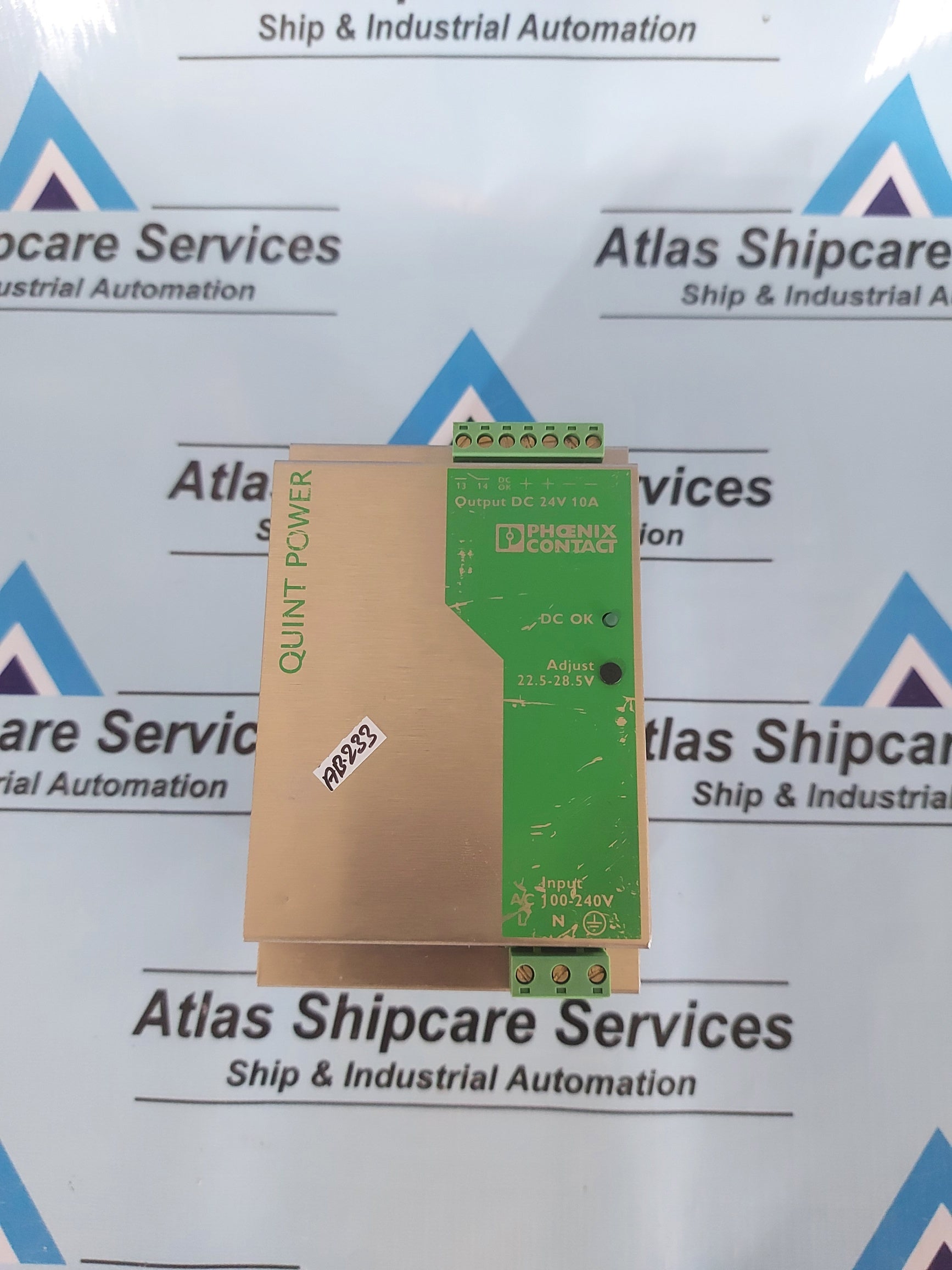 PHOENIX CONTACT QUINT-PS-100-240AC/24DC/10 2938604 POWER SUPPLY UNIT
