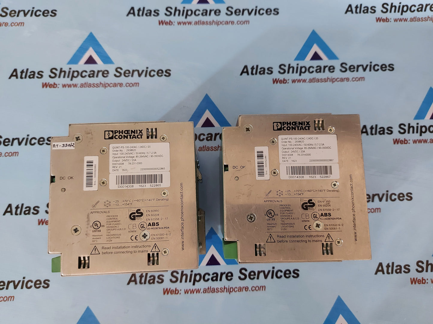 PHOENIX CONTACT QUINT-PS-100-240AC/24DC/20 POWER SUPPLY