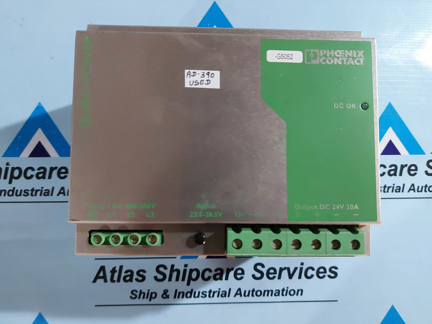 PHOENIX CONTACT QUINT-PS-3x400-500AC/24DC/20 POWER SUPPLY UNIT