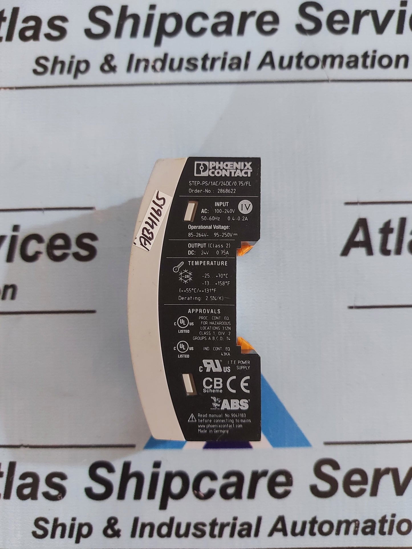 PHOENIX CONTACT STEP-PS/1AC/24DC/0.75/FL - 2868622 POWER SUPPLY UNIT