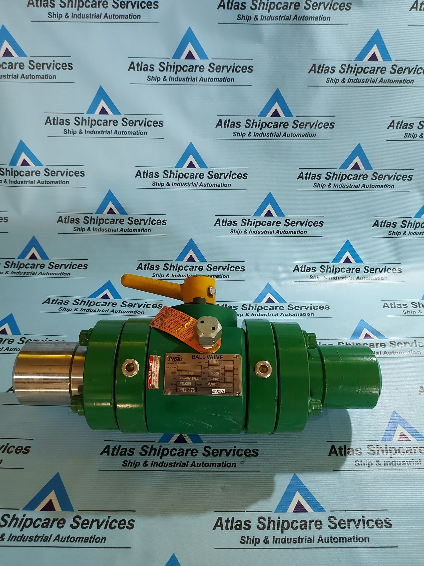 PIPER VALVE SYSTEMS BAR33-S-001B BALL VALVE