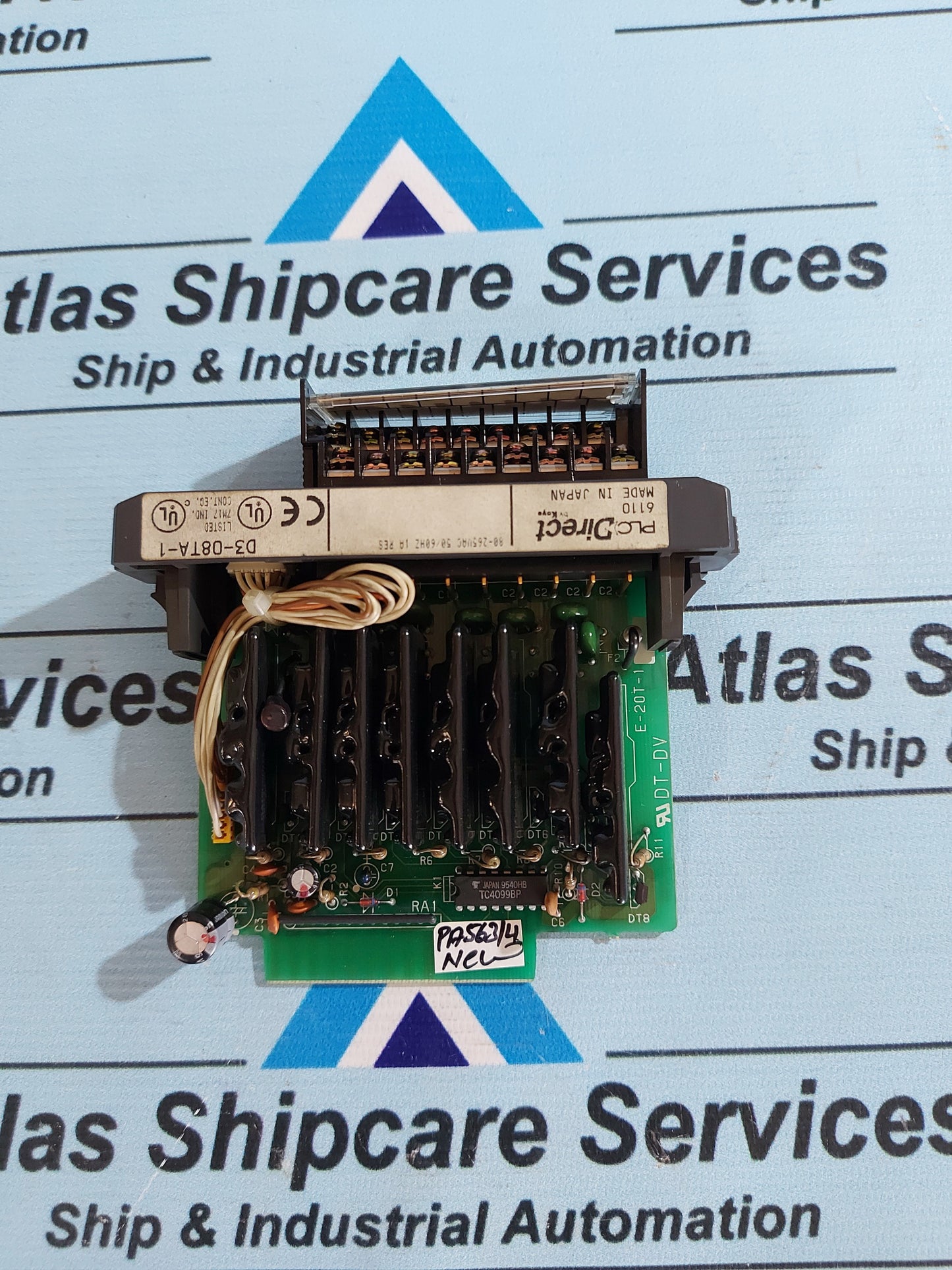 PLC DIRECT D3-08TA-1 OUTPUT MODULE 110-220VAC