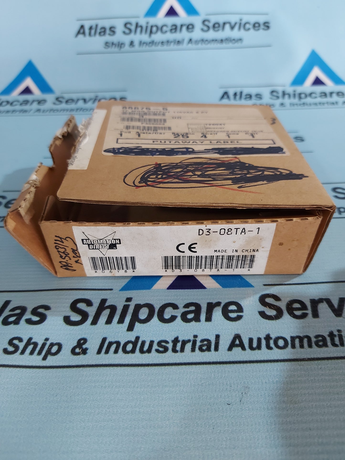 PLC DIRECT D3-08TA-1 OUTPUT MODULE 110-220VAC
