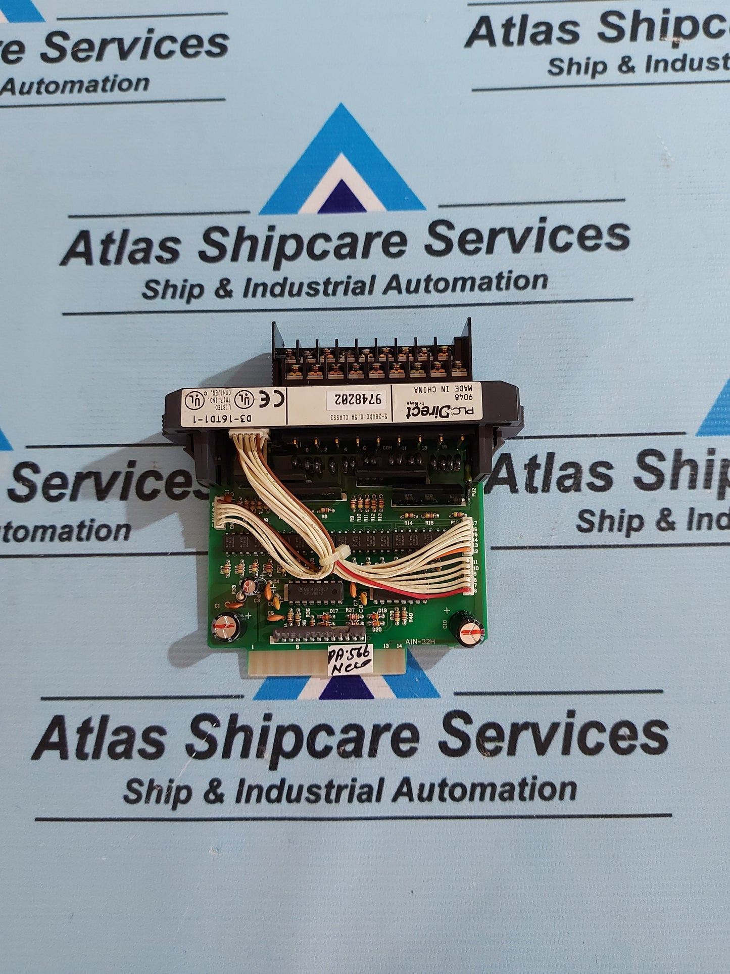 PLC DIRECT D3-16TD1-1 OUTPUT MODULE 24VDC