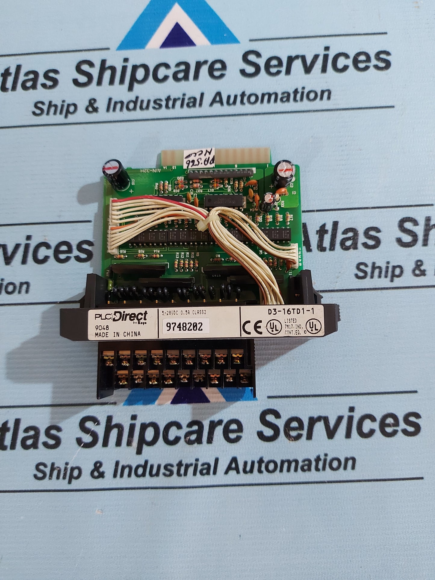 PLC DIRECT D3-16TD1-1 OUTPUT MODULE 24VDC