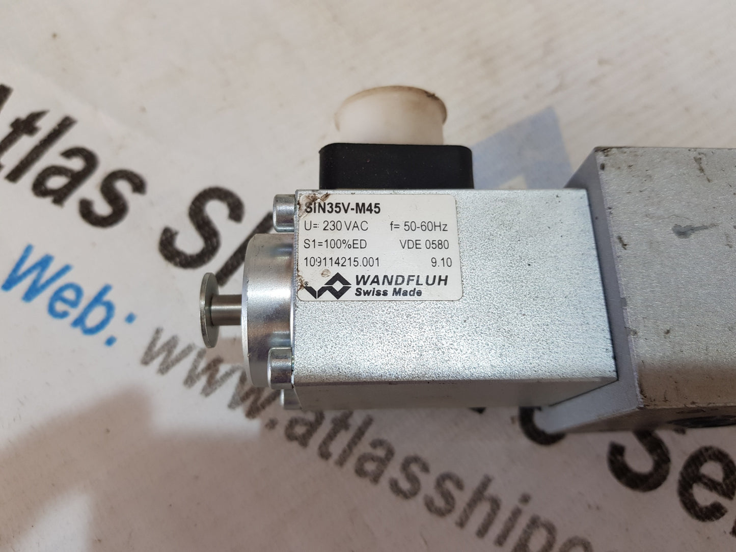 PLEIGER AE4J60-XX-M45T13 HYDRAULIC SOLENOID VALVE MAX 350BAR H148
