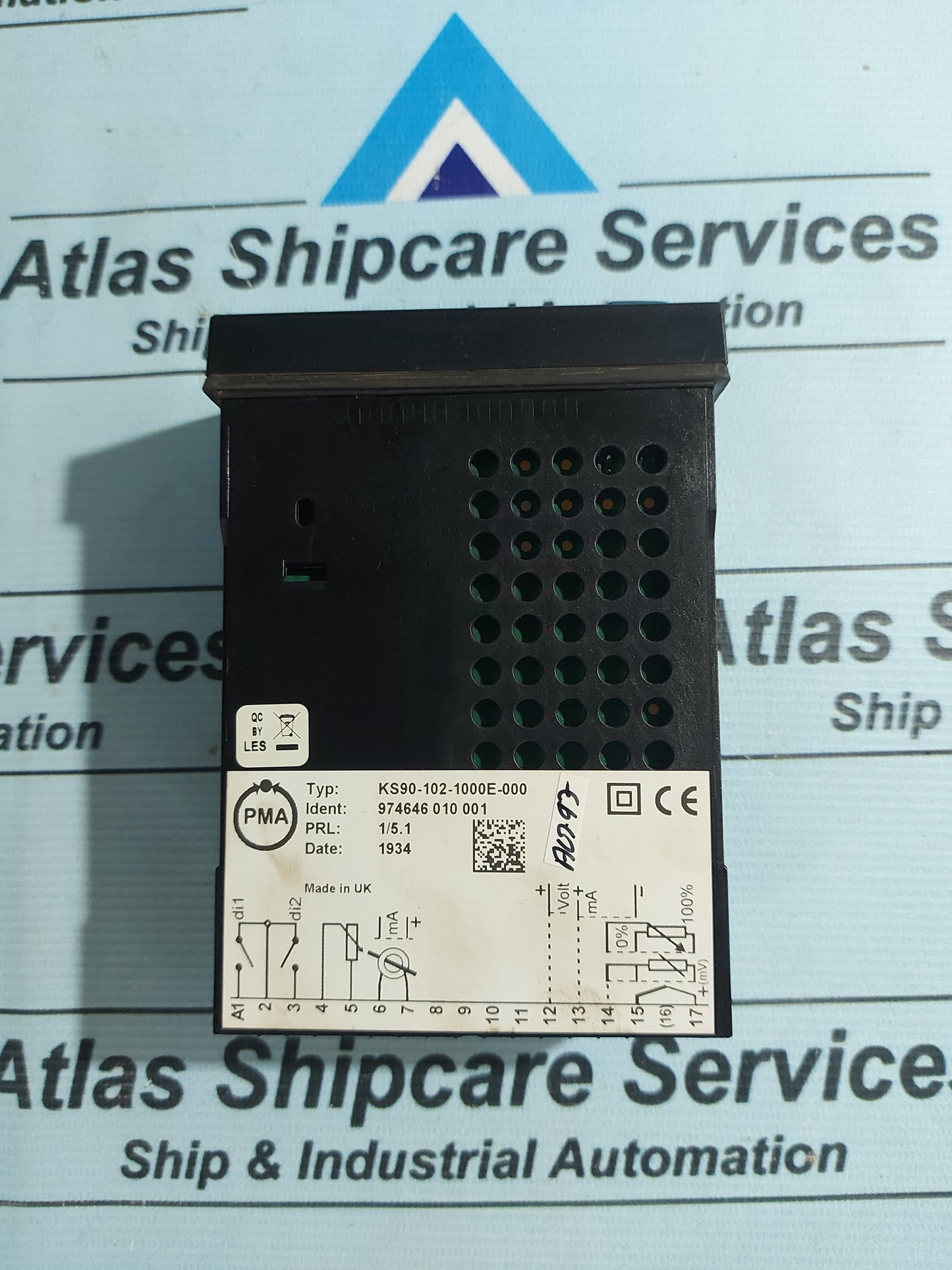 PMA KS 90-1 ADVANCED TEMPERATURE CONTROLLER KS90-102-1000E-000 AG97