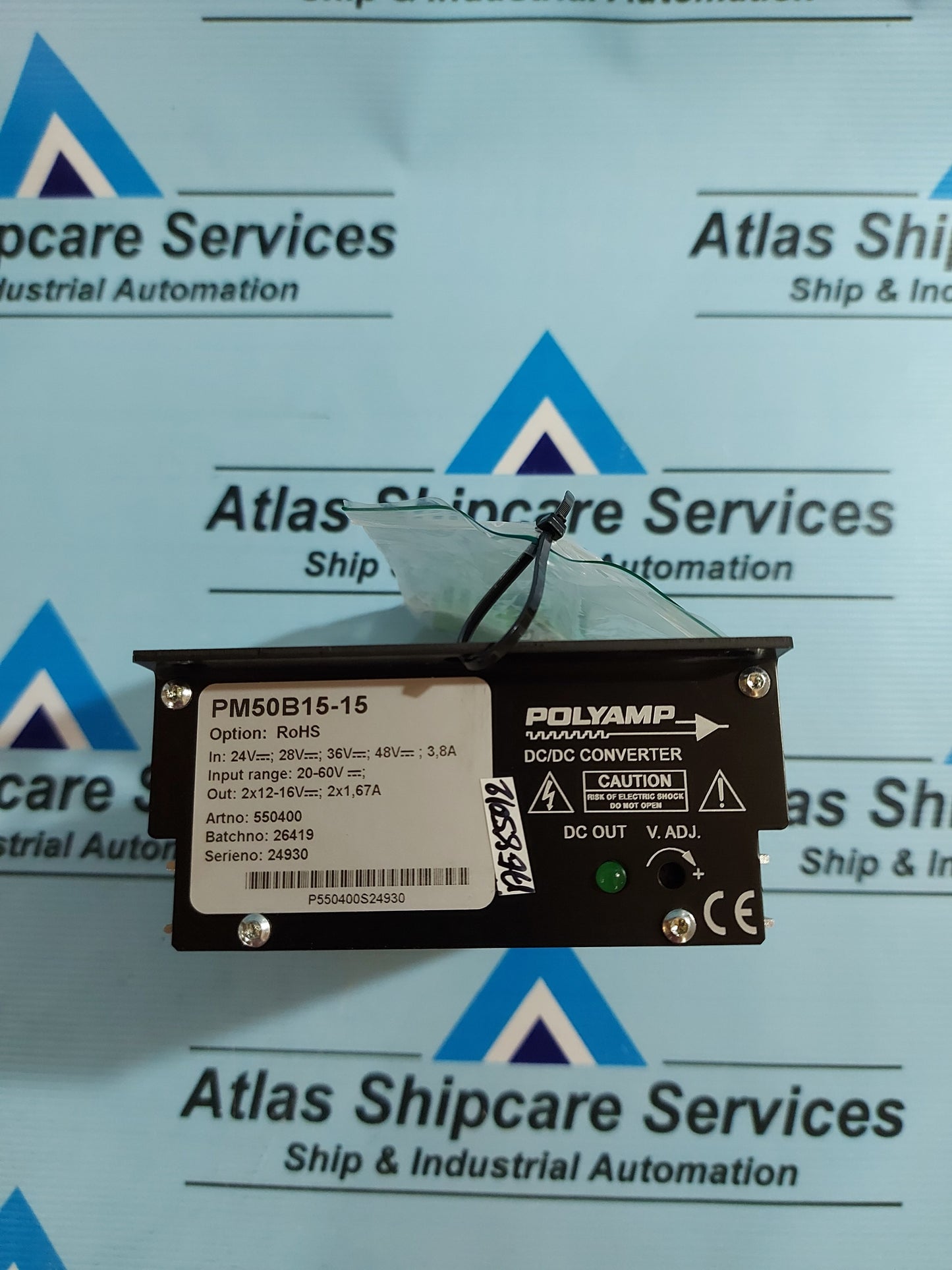 POLYAMP PM50B15-15 DC/DC CONVERTER