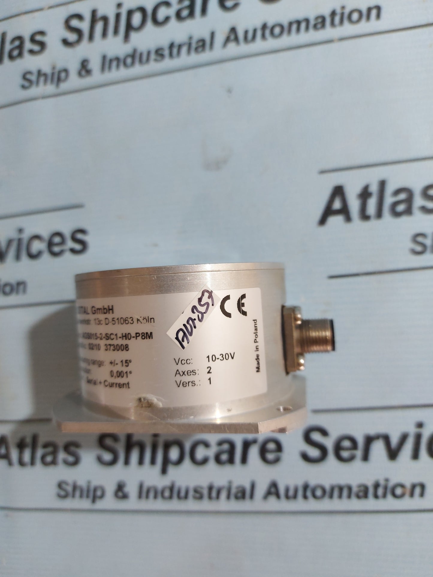 POSITAL AGS015-2-SC1-H0-P8M FRABA INCLINOMETER AG357