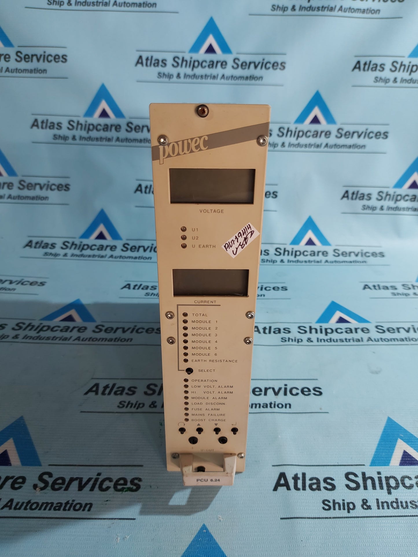 POWEC PCU 6.24 D CONTROL UNIT DISPLAY ZU 20 01 001-003 AG194