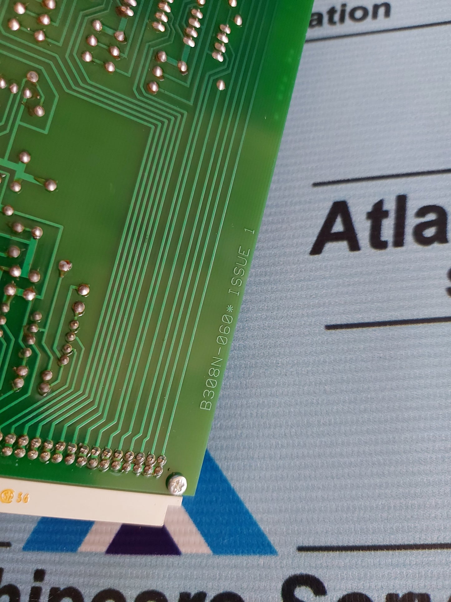 POWER NOVA B308N-0600 ISSUE 1 INSTRUMENTATION AMPLIFIER PCB CARD