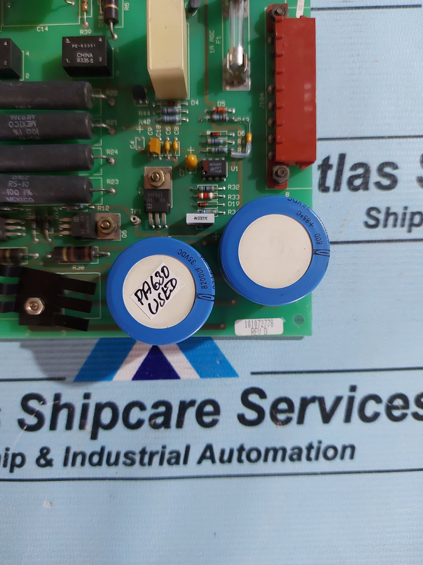 POWERWARE/EXIDE 101072778 REV.D 118302640 A EE STATIC SWITCH GFM PCB CARD