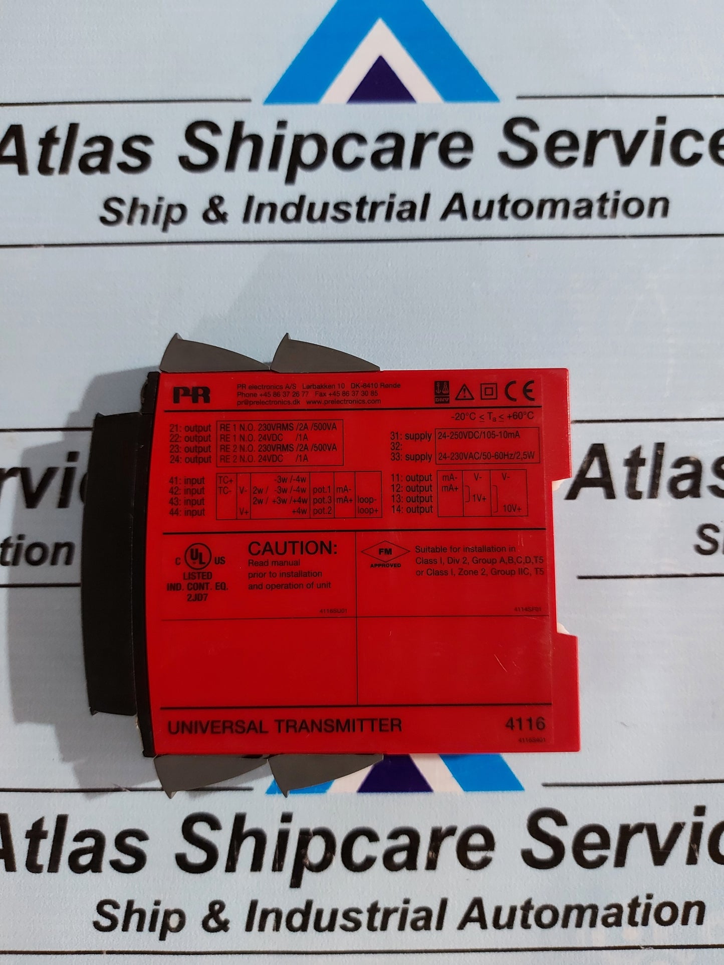 PR ELECTRONICS 4116 UNIVERSAL TRANSMITTER