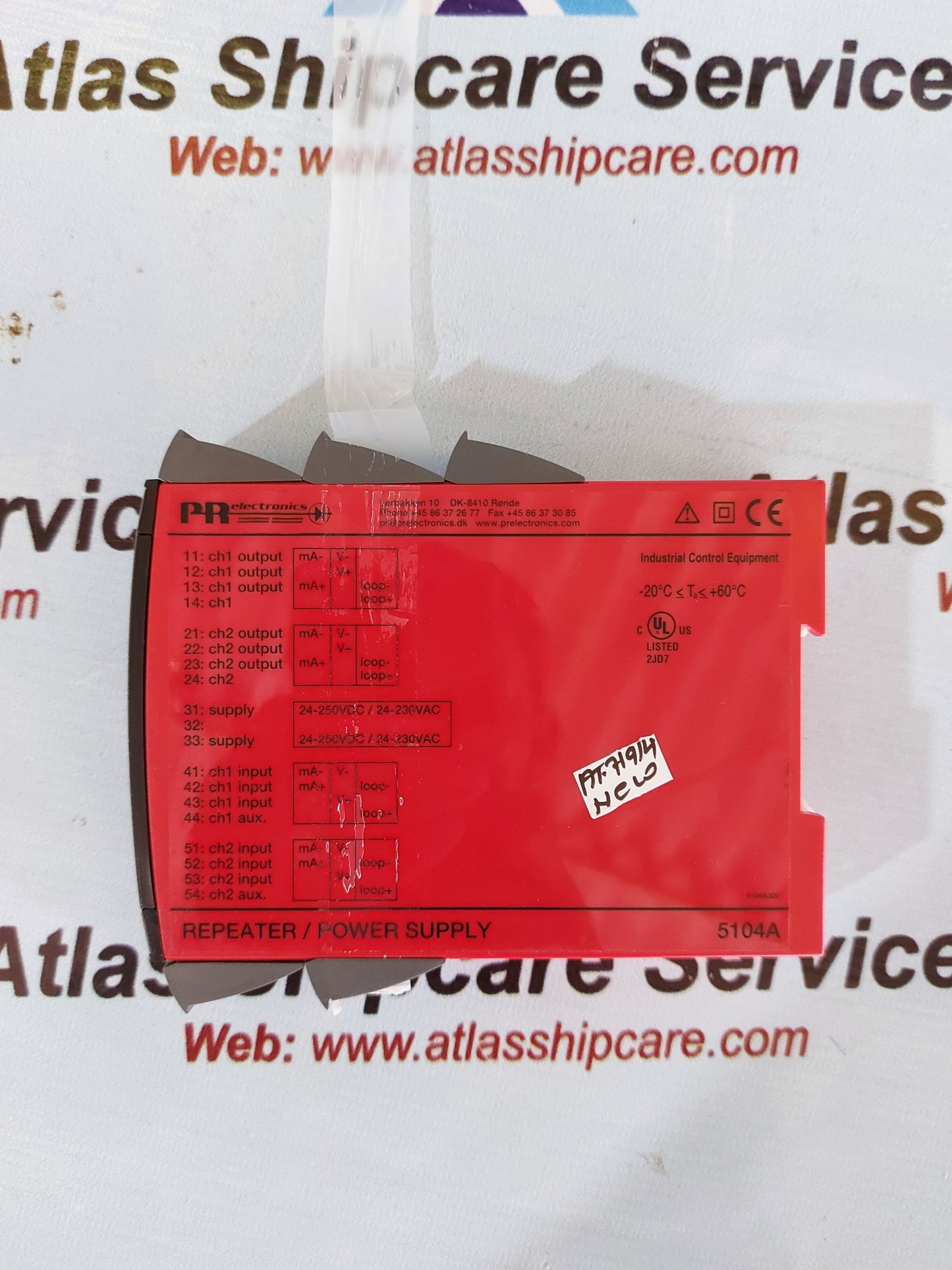 PR ELECTRONICS 5104A REPEATER POWER SUPPLY