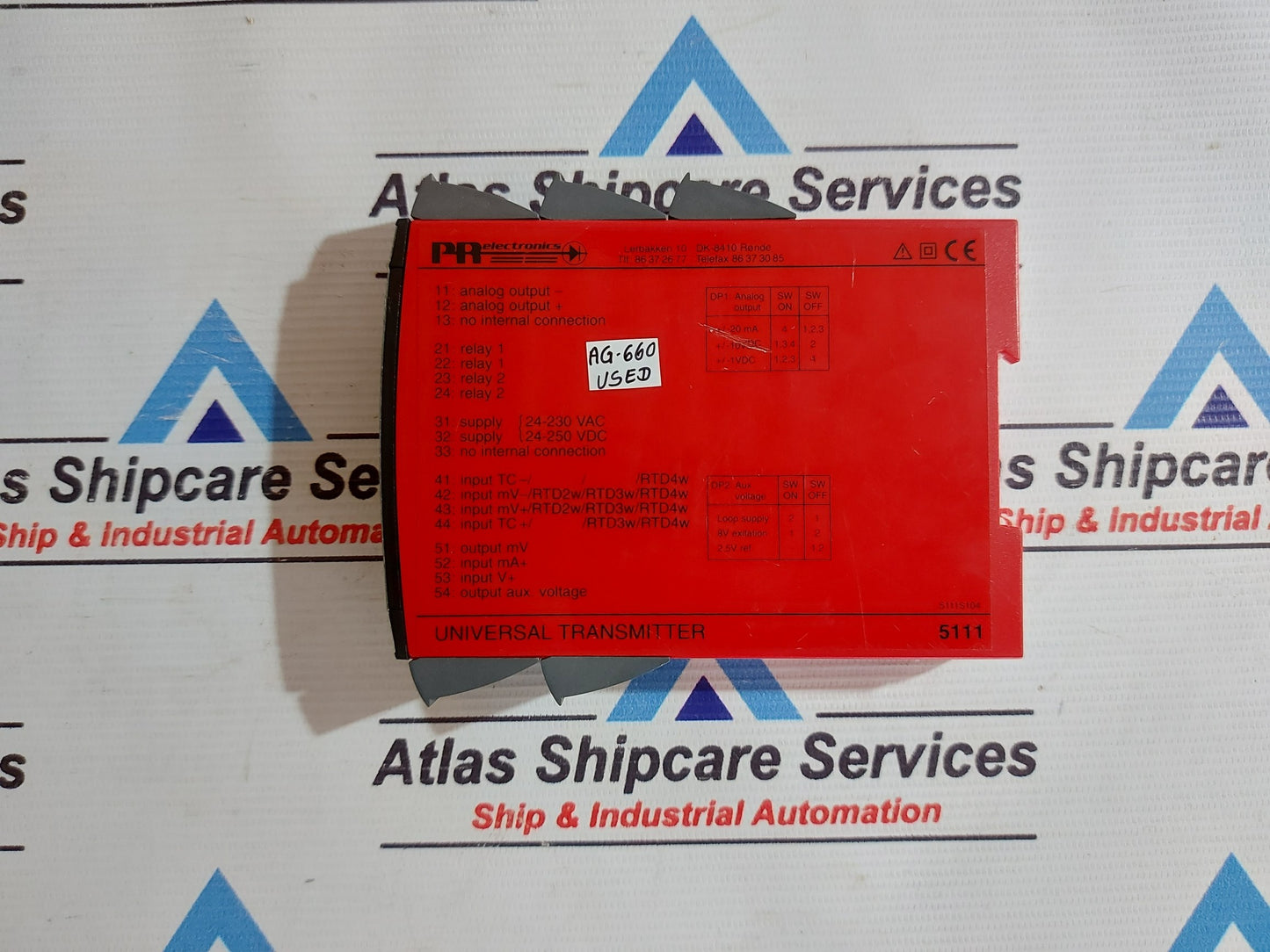 PR ELECTRONICS 5111 UNIVERSAL TRANSMITTER AG660