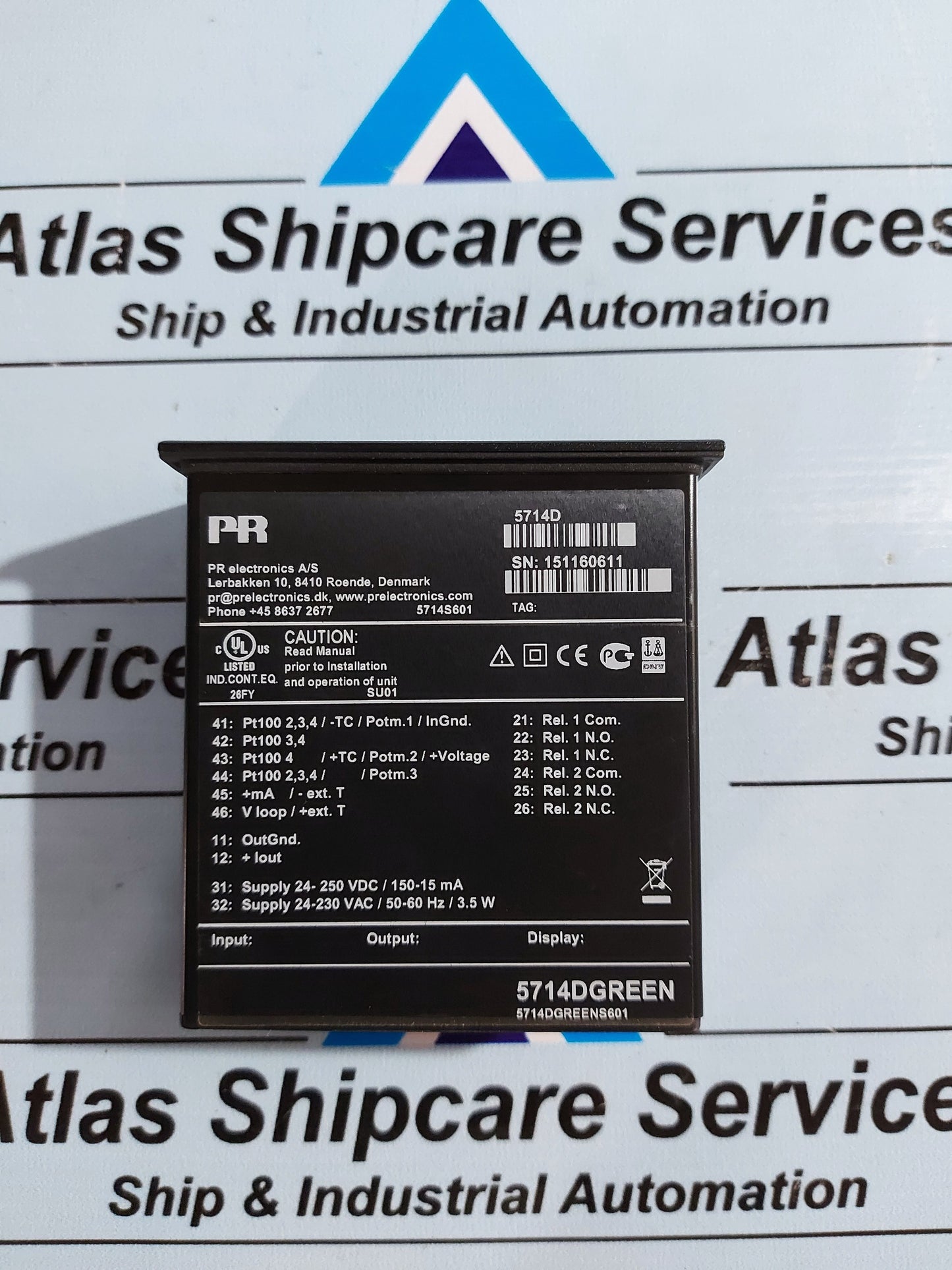PR ELECTRONICS 5714D PROGRAMMABLE LED INDICATOR