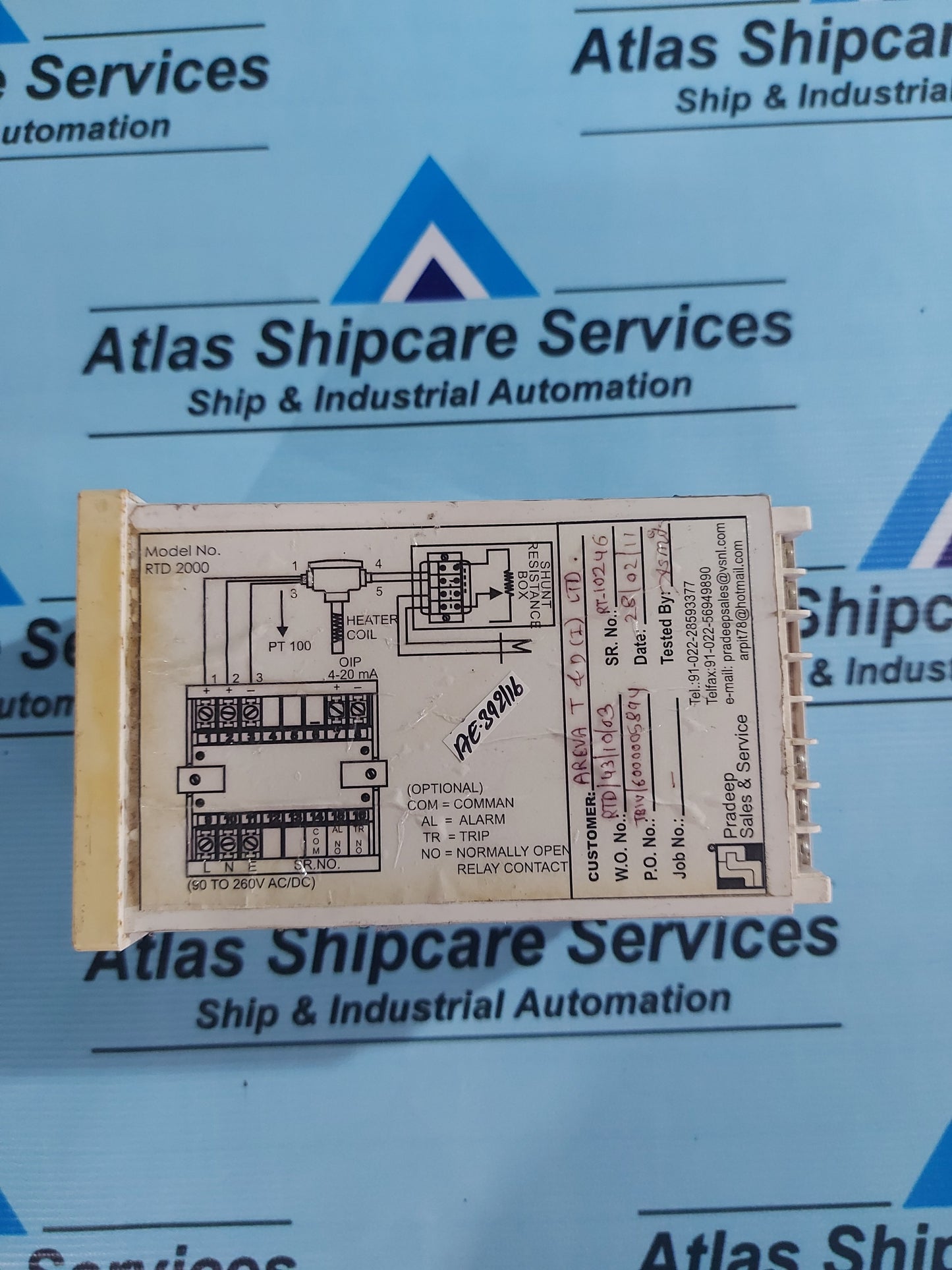 PRADEEP RTD-2000 REMOTE WINDING TEMPERATURE INDICATOR