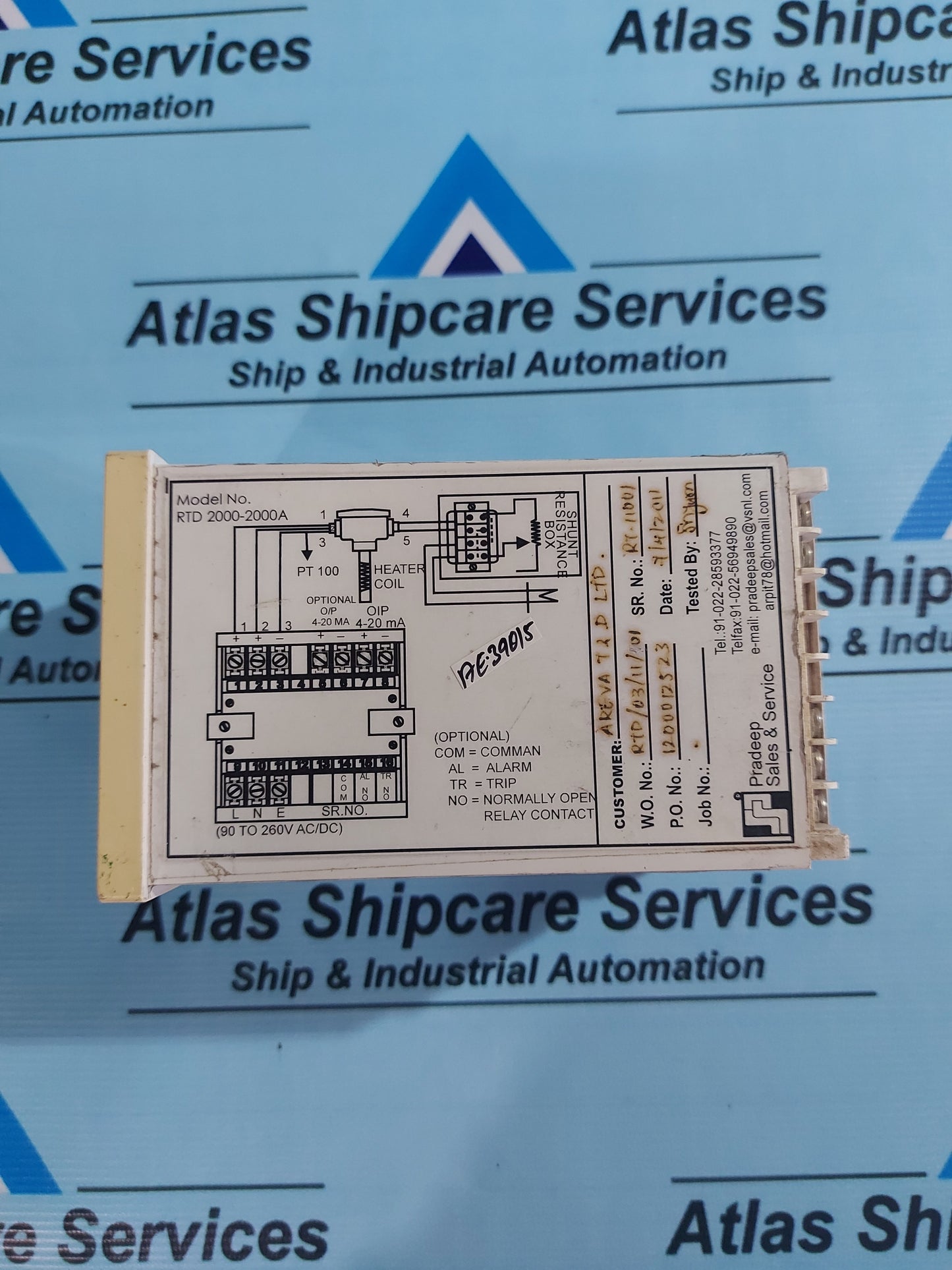 PRADEEP RTD-2000 REMOTE WINDING TEMPERATURE INDICATOR