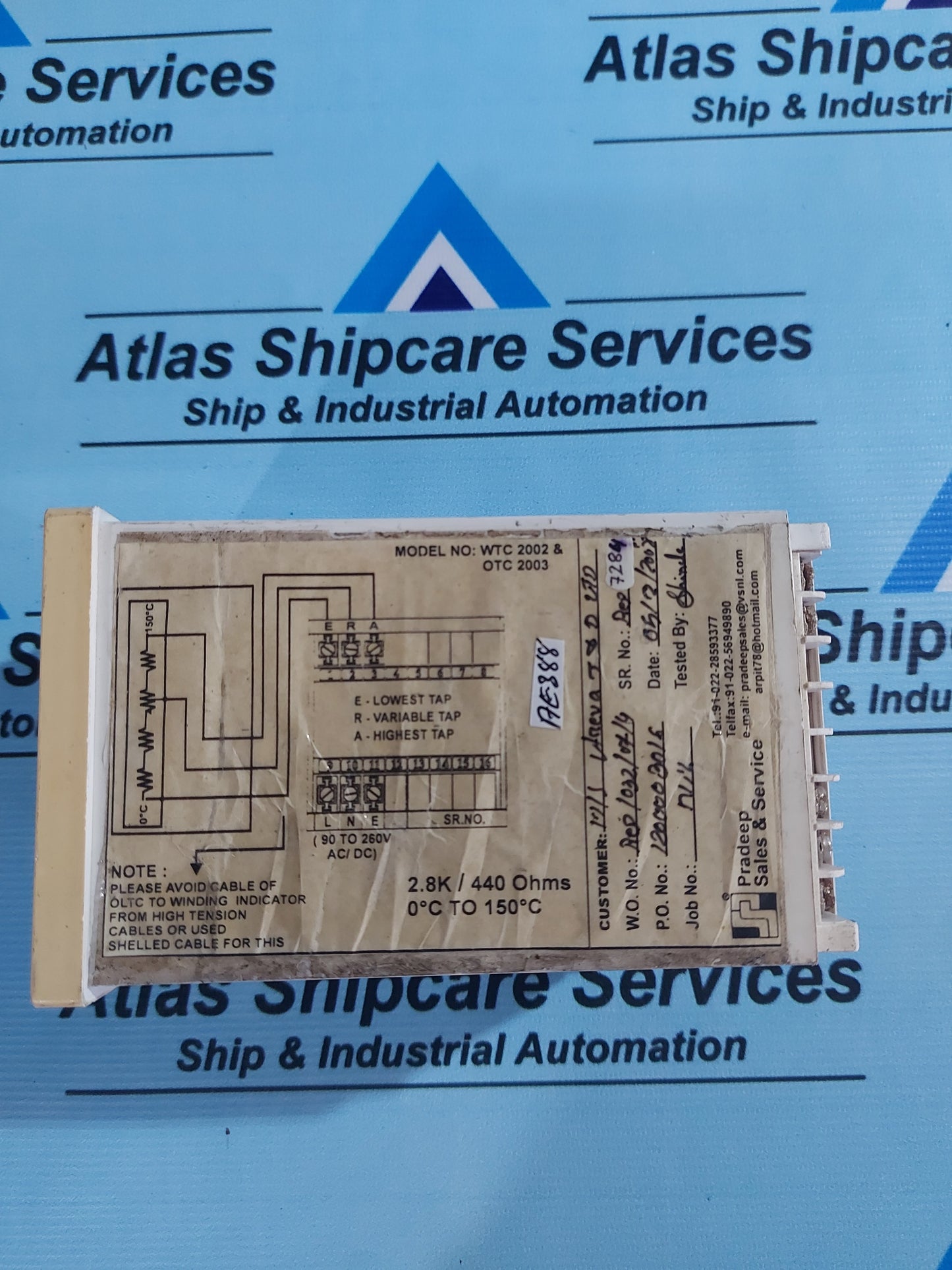 PRADEEP WTC 2002 REMOTE WINDING TEMPERATURE INDICATOR