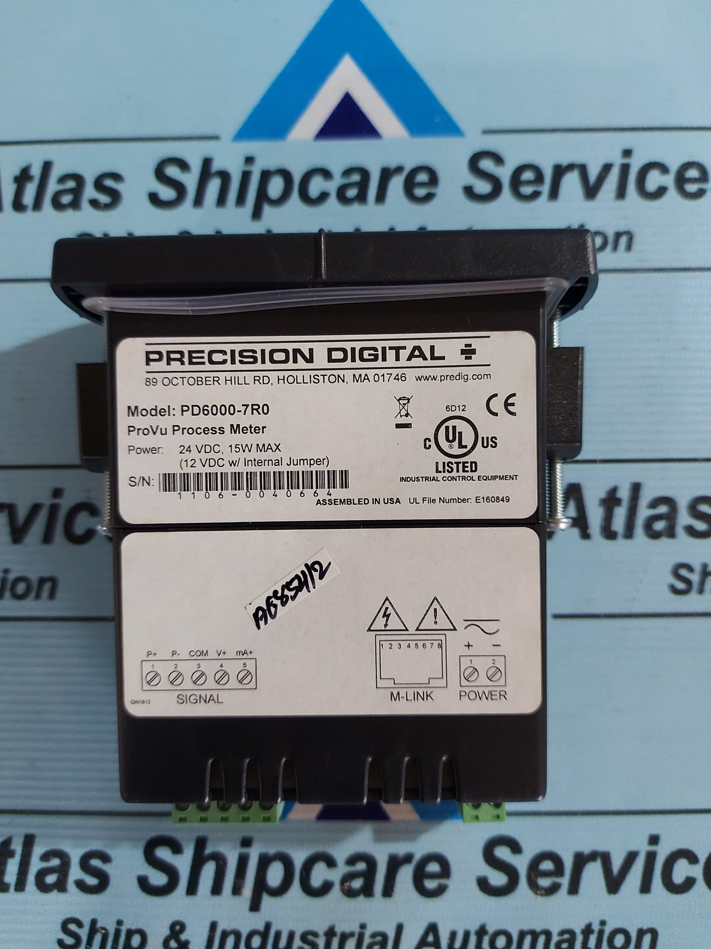 PRECISION DIGITAL PD6000-7R0 PROVU PROCESS METER