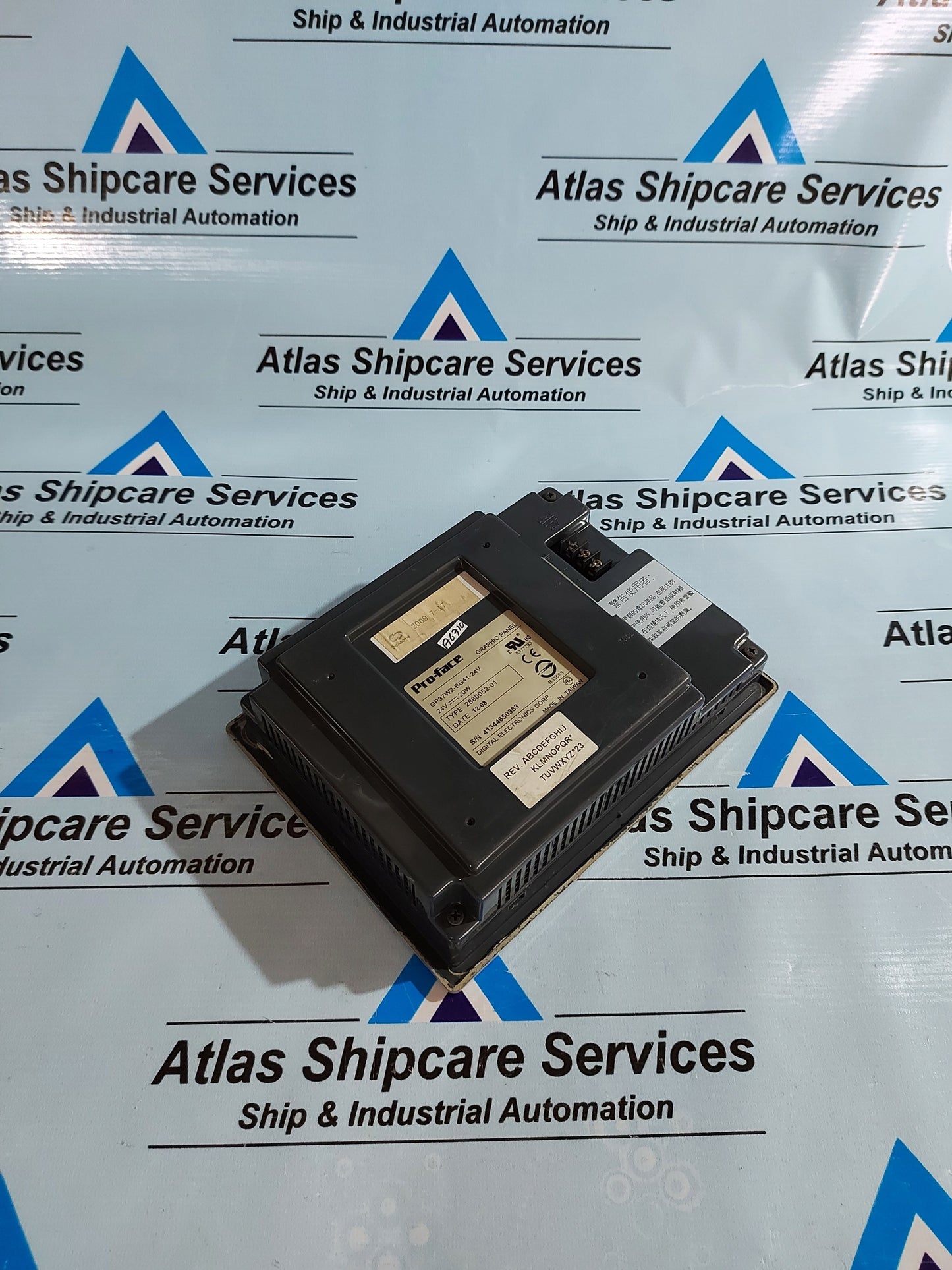 PRO-FACE GP37W2-BG41-24V 2880052-01 GRAPHIC PANEL