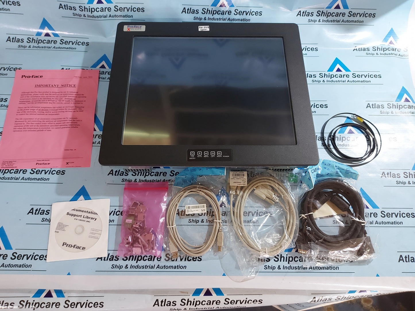 PRO-FACE XYCOM 5019T 19" LCD INDUSTRIAL FLAT PANEL MONITOR TOUCH SCREEN