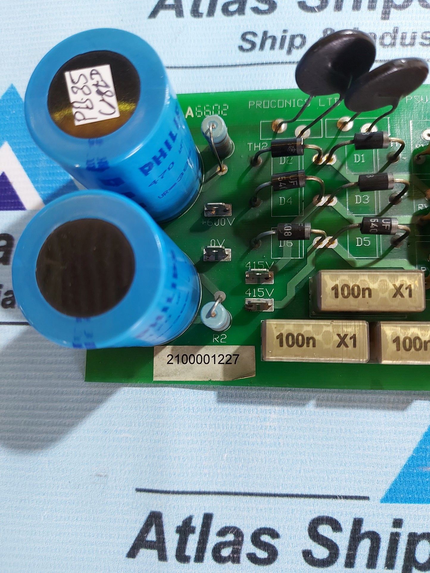 PROCONICS PR0203141293 ISSUE 1 CS/HI PSU - INPUT BOARD