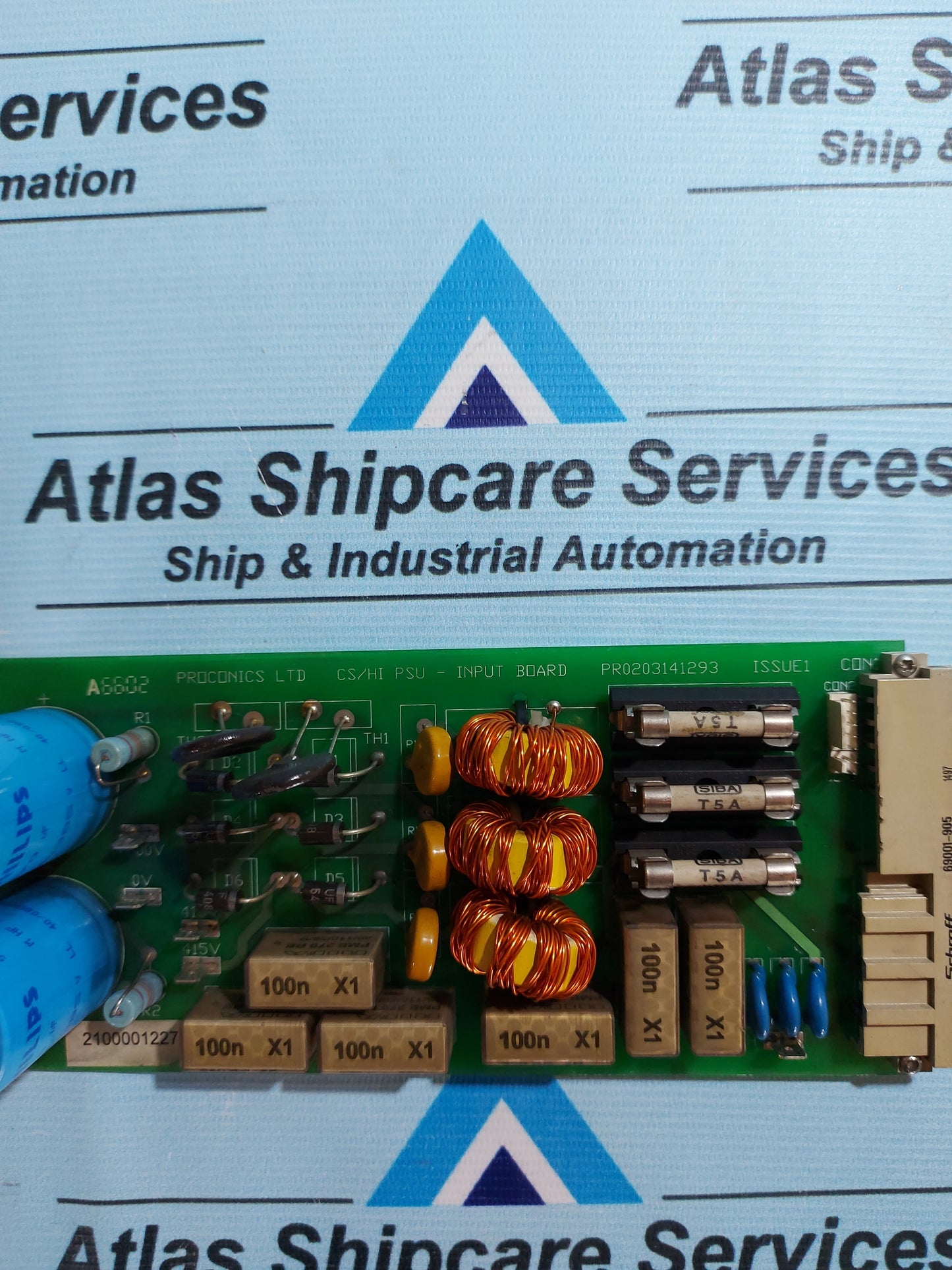 PROCONICS PR0203141293 ISSUE 1 CS/HI PSU - INPUT BOARD