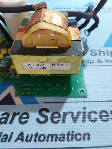 PROCONICS PR0205 CS/HI PSU - OUTPUT BOARD ISSUE 2