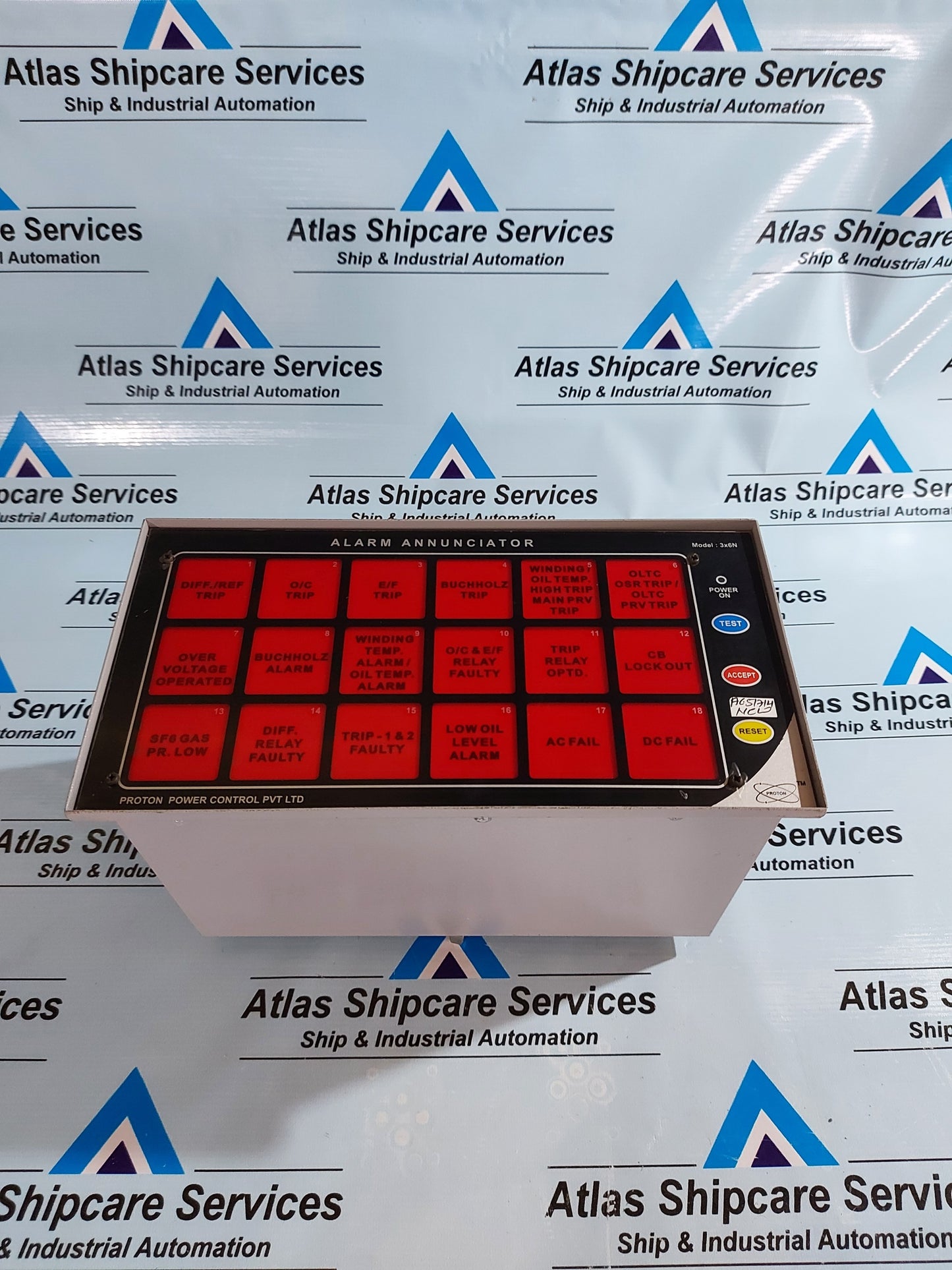 PROTON POWER CONTROL 3x6N ALARM ANNUNCIATOR