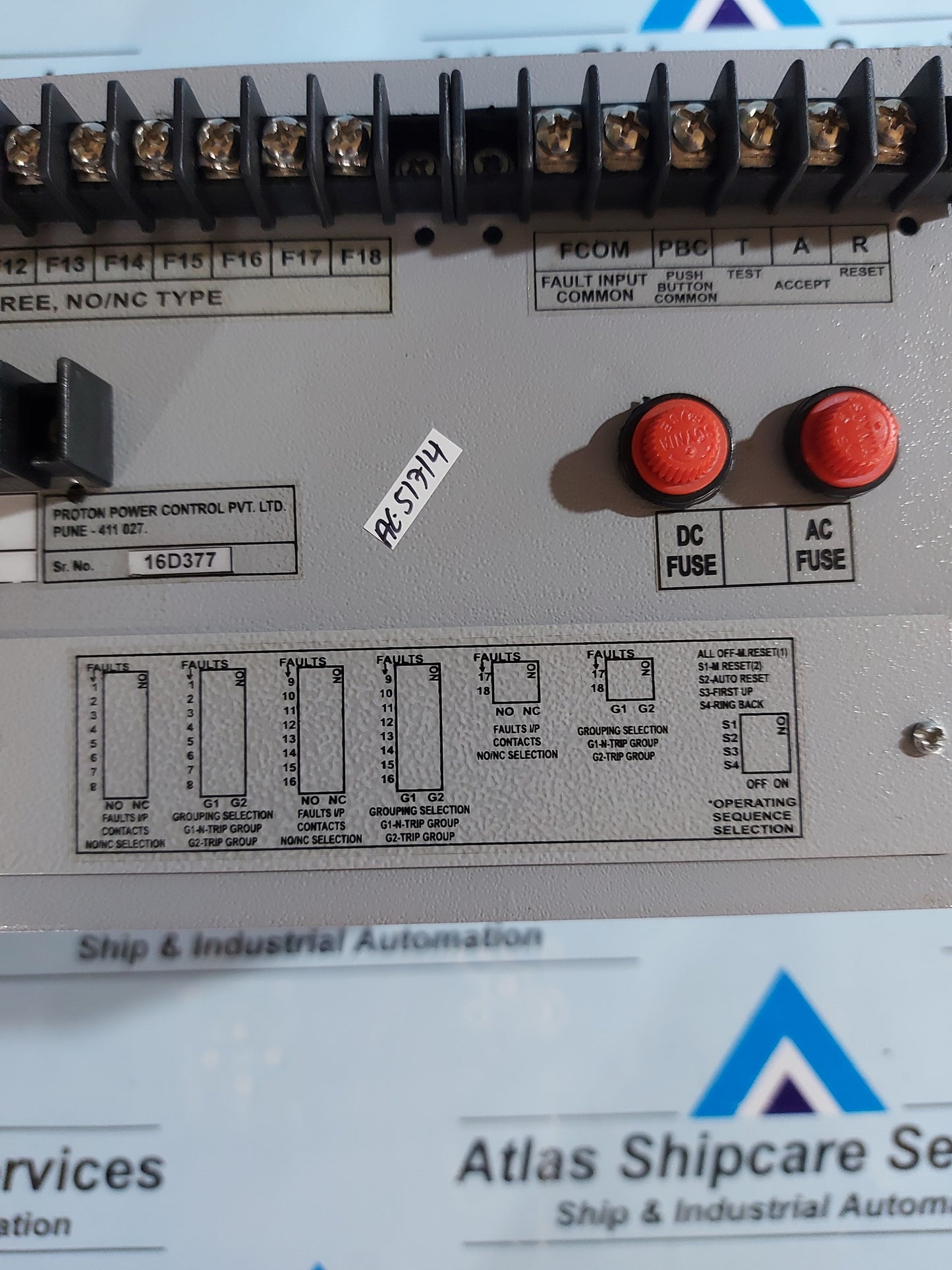 PROTON POWER CONTROL 3x6N ALARM ANNUNCIATOR