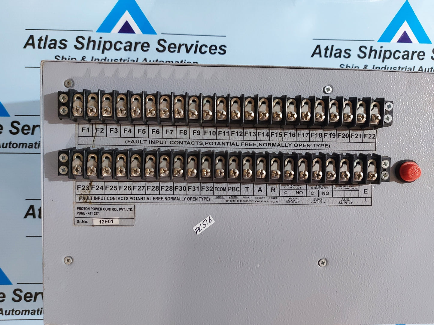 PROTON POWER CONTROL 4X8 NW ALARM ANNUNCIATOR