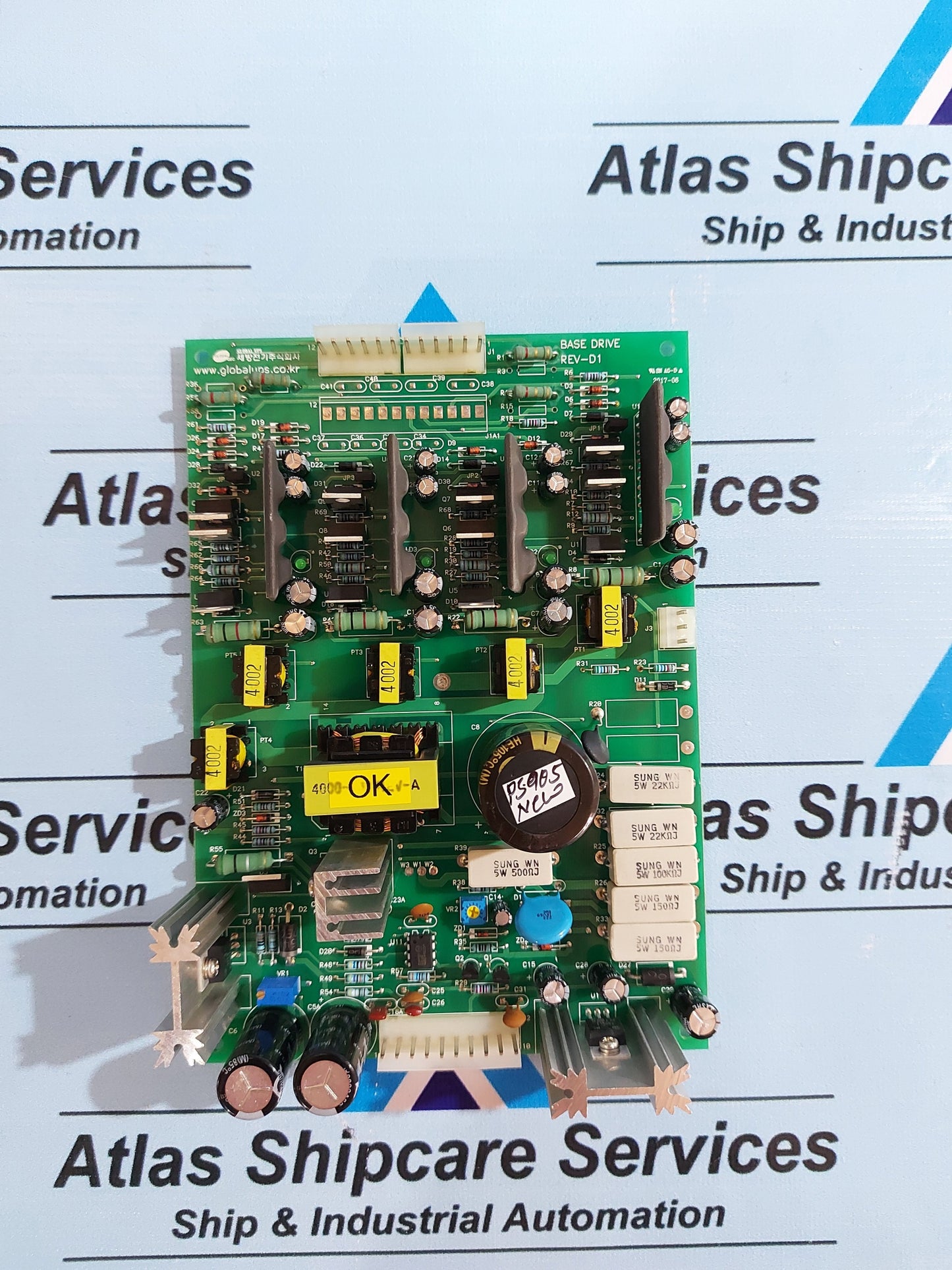 PTX-4000-BDB BASE DRIVE BOARD REV-D1
