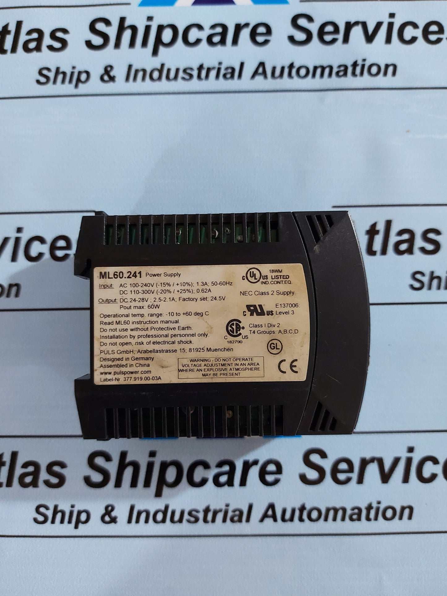 PULS ML60.241 POWER SUPPLY