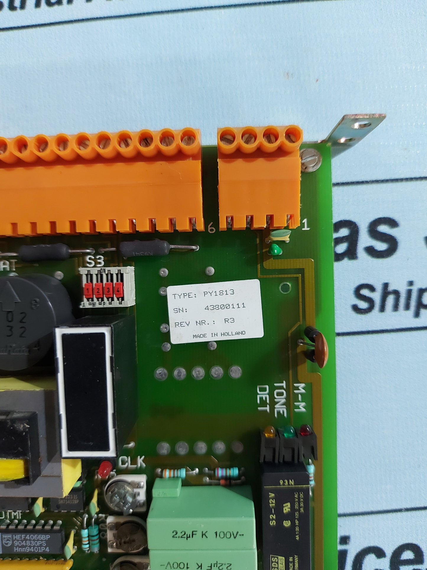 PY1813 393335A0 PCB CARD