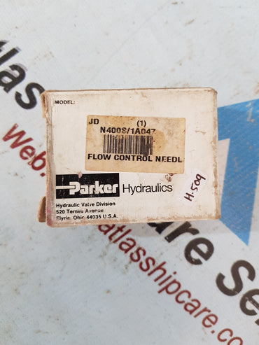Parker N400S/1A047 Flow Control Needle Valve H509
