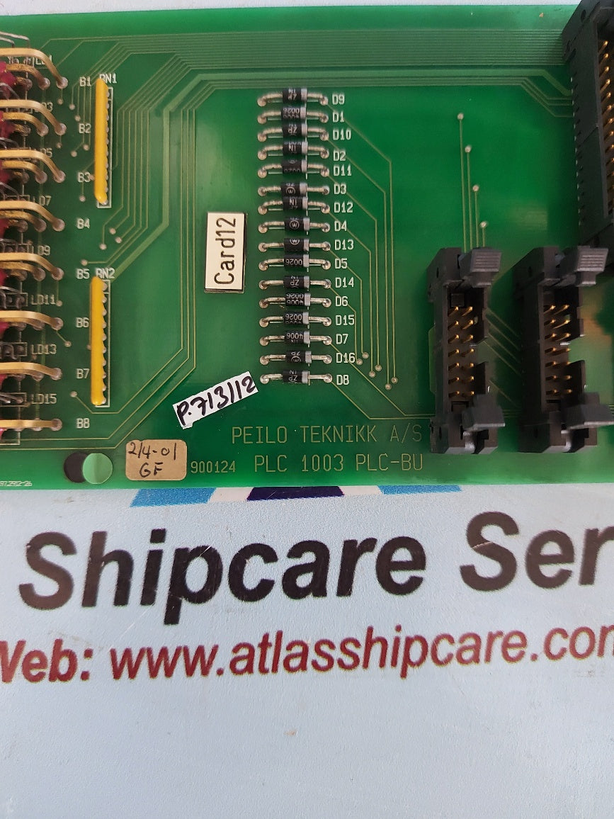 Peilo Teknikk PLC 1003 PLC-BU Pcb Card