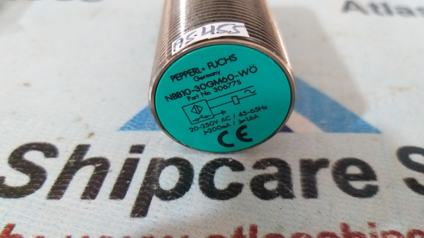 Pepperl + Fuchs NBB10-30GM60-WO Inductive Sensor