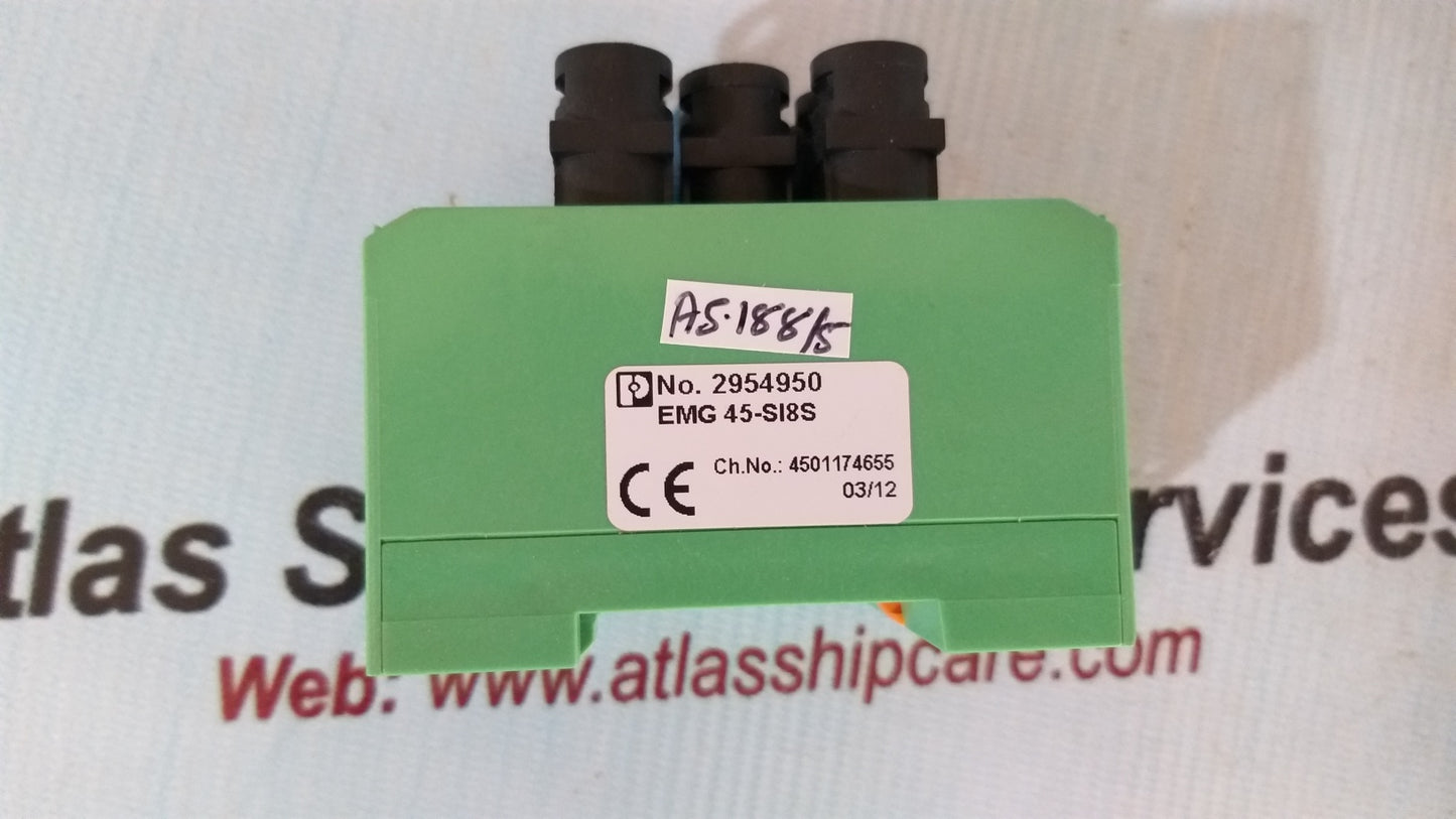 Phoenix Contact EMG 45-SI8S 2954950 Fuse Block