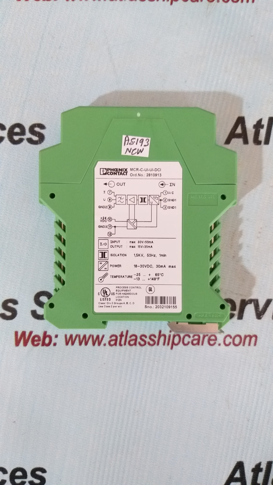 Phoenix Contact MCR-C-UI-UI-DCI Converter