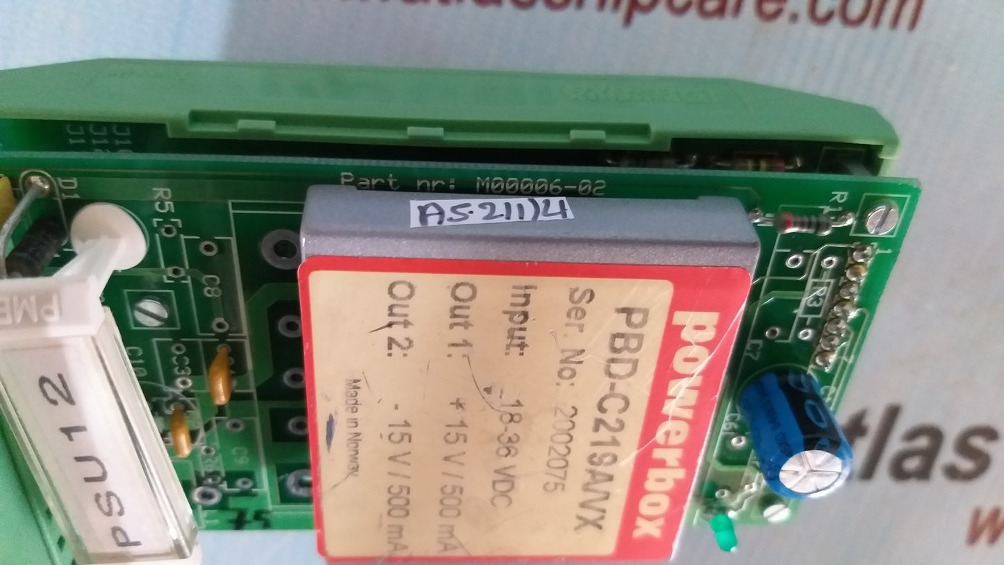 Powerbox PBD-C219A/VX M00005-02 Power Supply