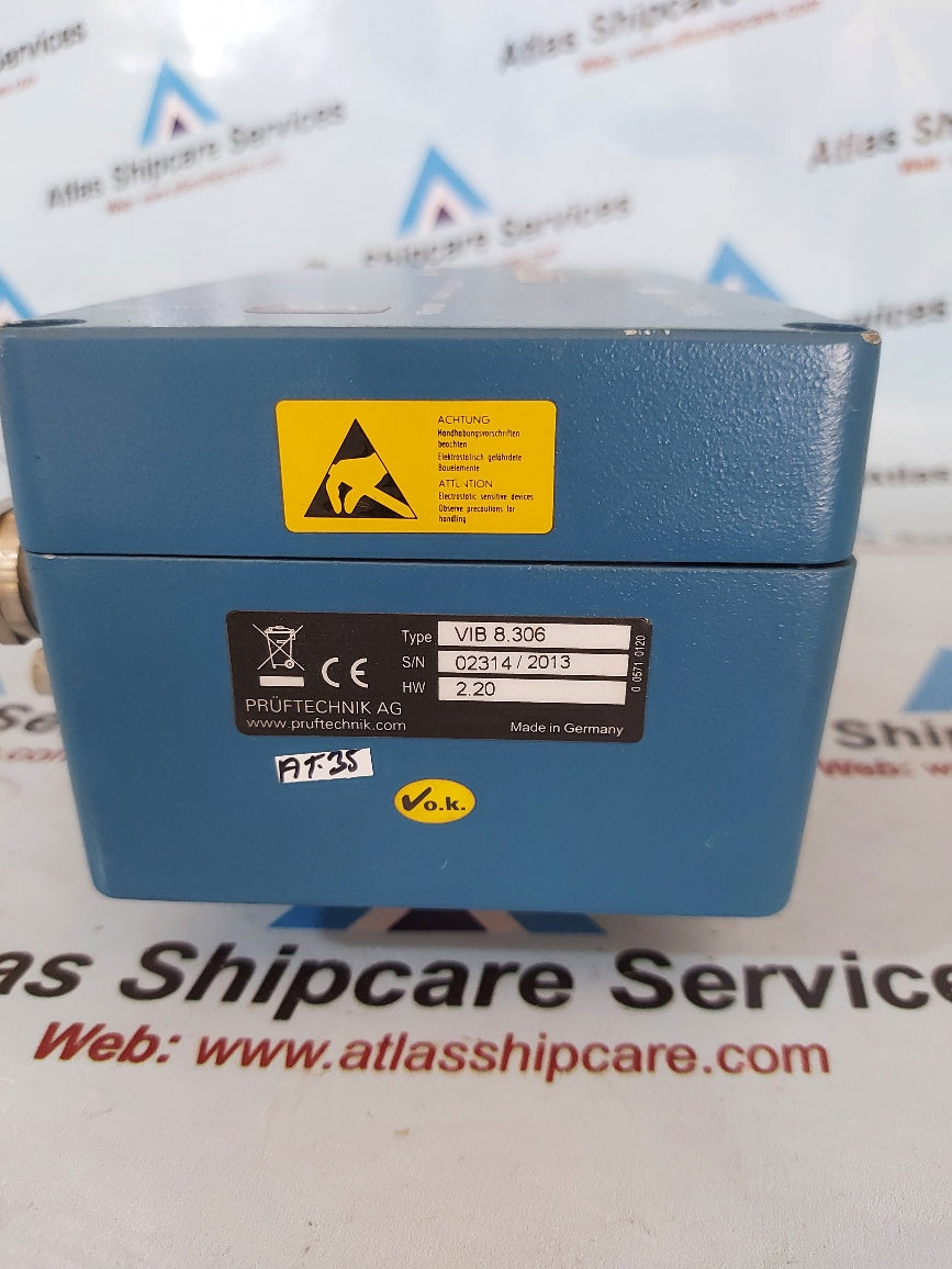 Pruftechnik Vibronet MUX VIB 8.306 Multiplexer Switches Measurement Sensor