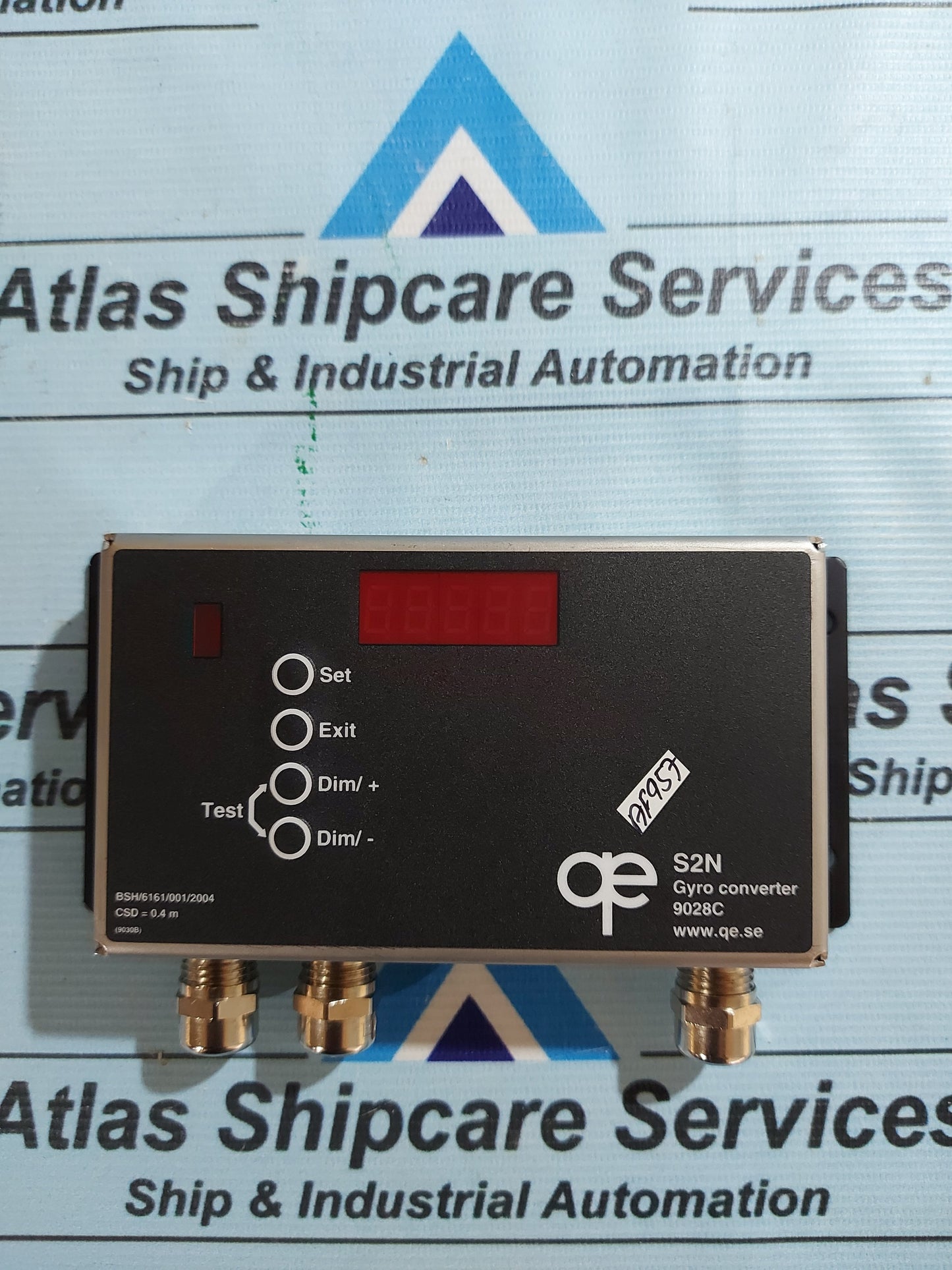 QE S2N GYRO CONVERTER 9028C SYNCHRO/STEPPER GYRO SIGNALS TO NMEA MARINE