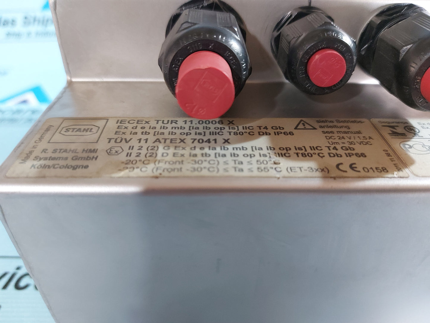 R.STAHL EXICOM ET-306-A-FX-50001000001-000000000000 OPERATOR INTERFACE OPERATOR STATION