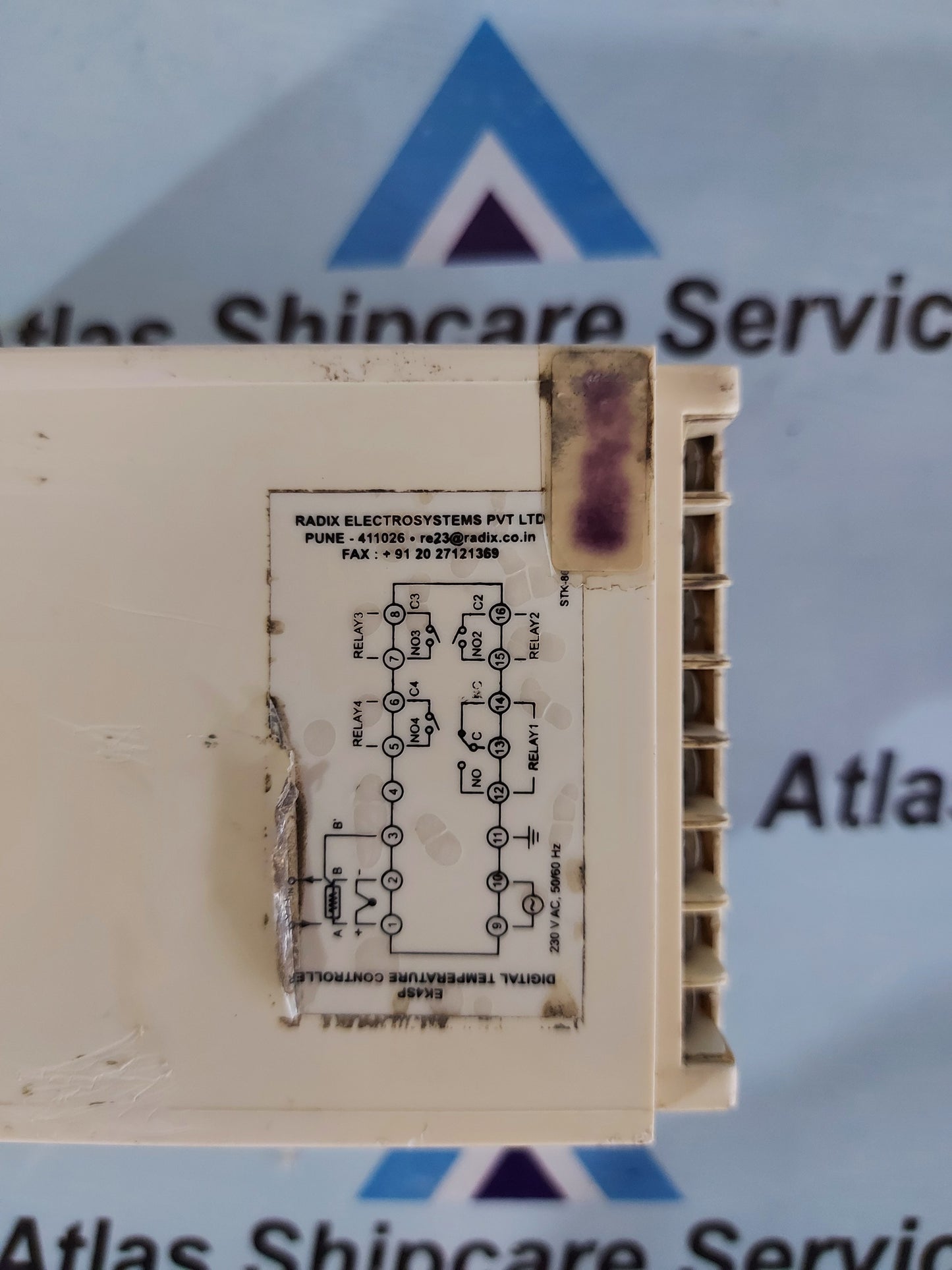 RADIX EK4SP DIGITAL TEMPERATURE CONTROLLER